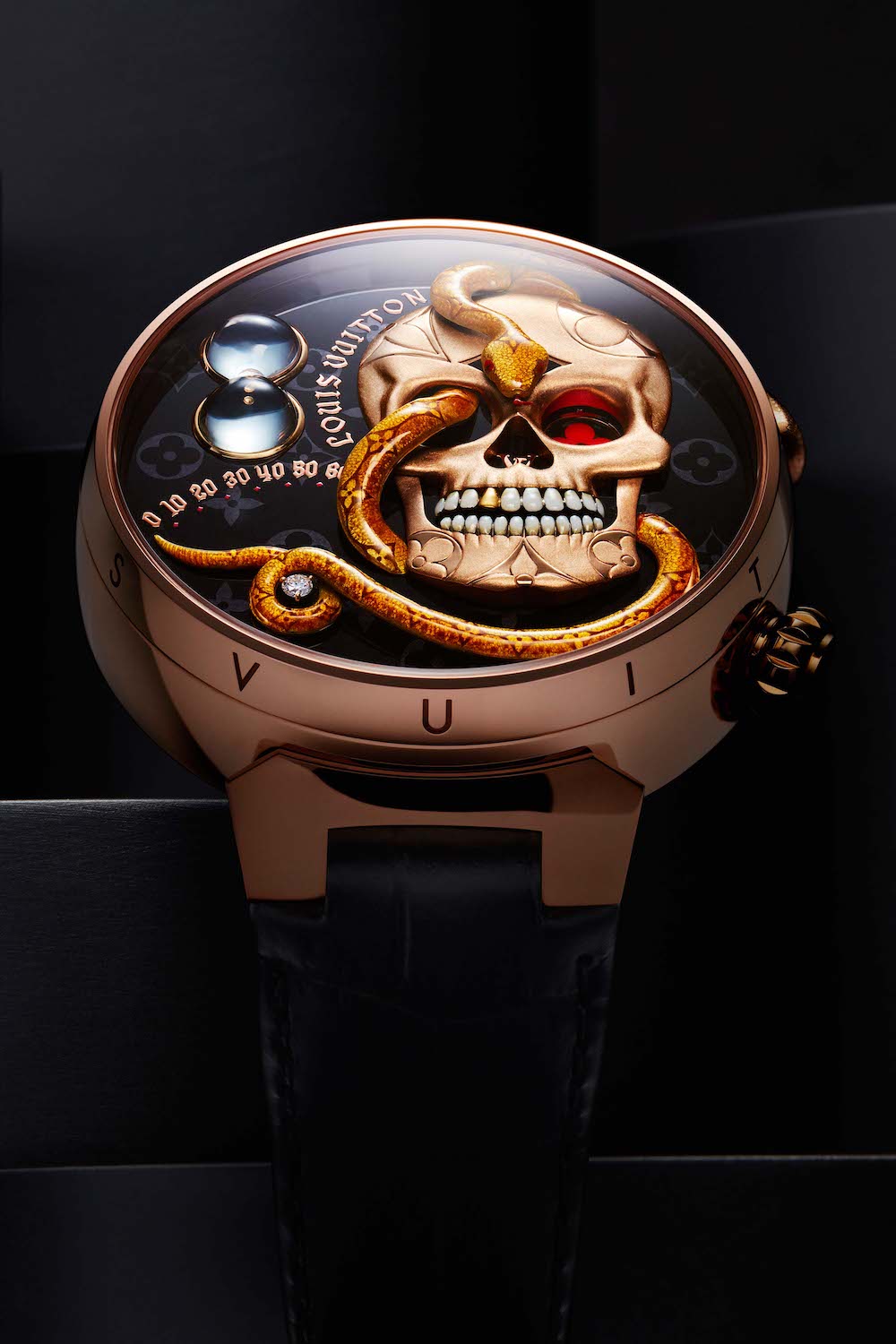 louis vuitton tambour carpe diem watch automaton - 2 louis vuitton tambour carpe diem watch automaton - 2