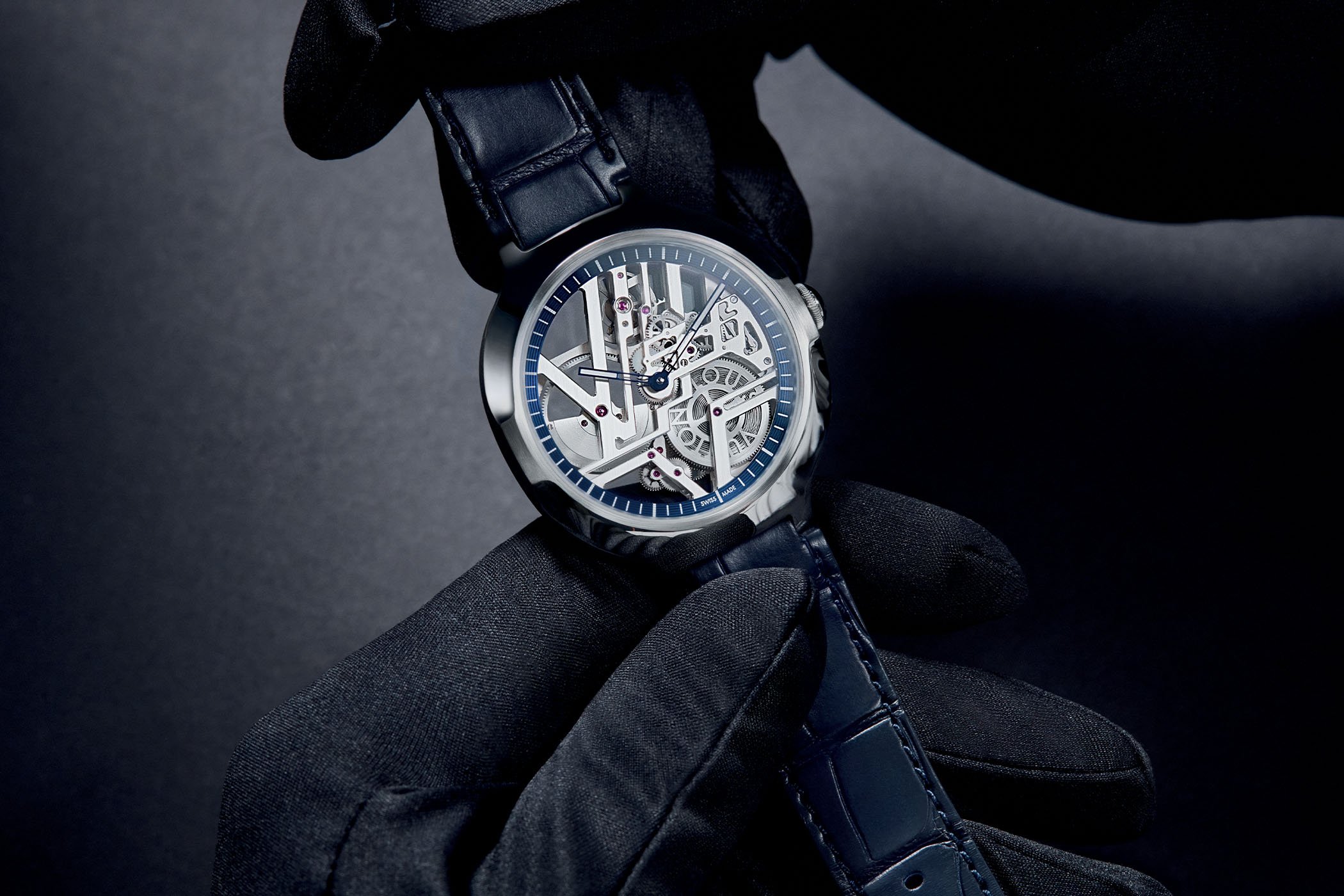 Louis Vuitton Voyager Skeleton Platinum