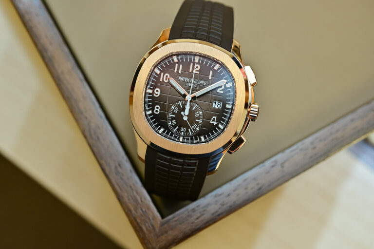 2023 Patek Philippe Aquanaut Chronograph 5968R-001 Brown Dial Rose Gold