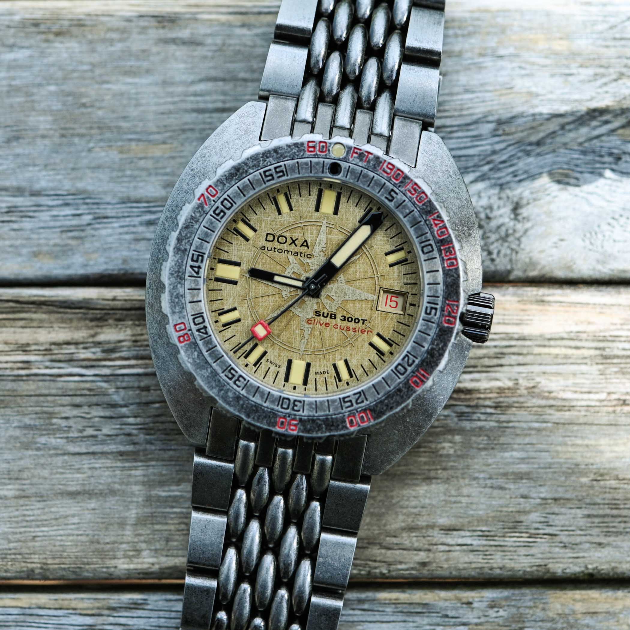 Doxa SUB 300T Clive Cussler Edition Aged Steel - hands-on review - 9 Doxa SUB 300T Clive Cussler Edition