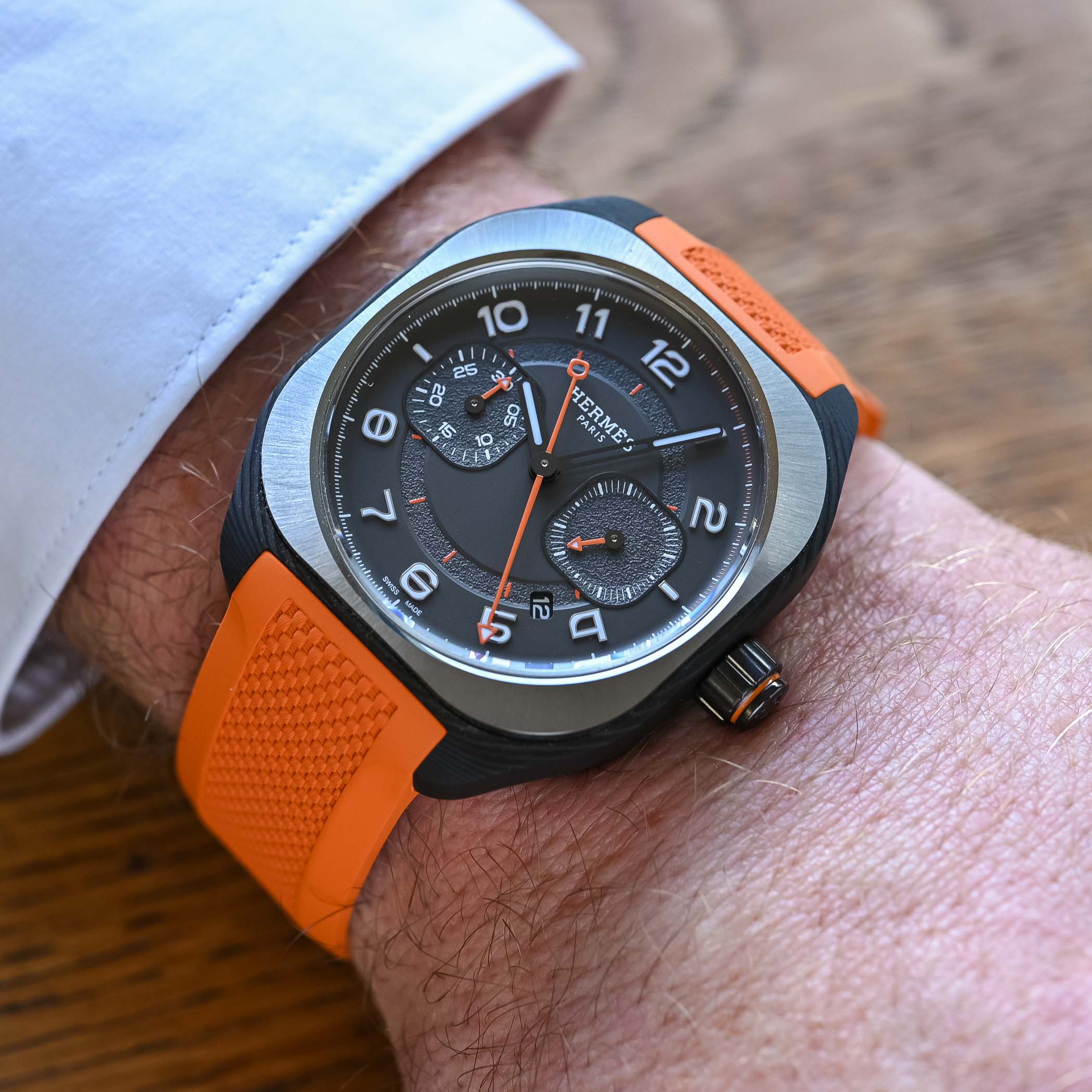 Hermes H08 Chronograph Monopusher - Hands-On Review - 3 Hermès H08 Chronograph Monopusher