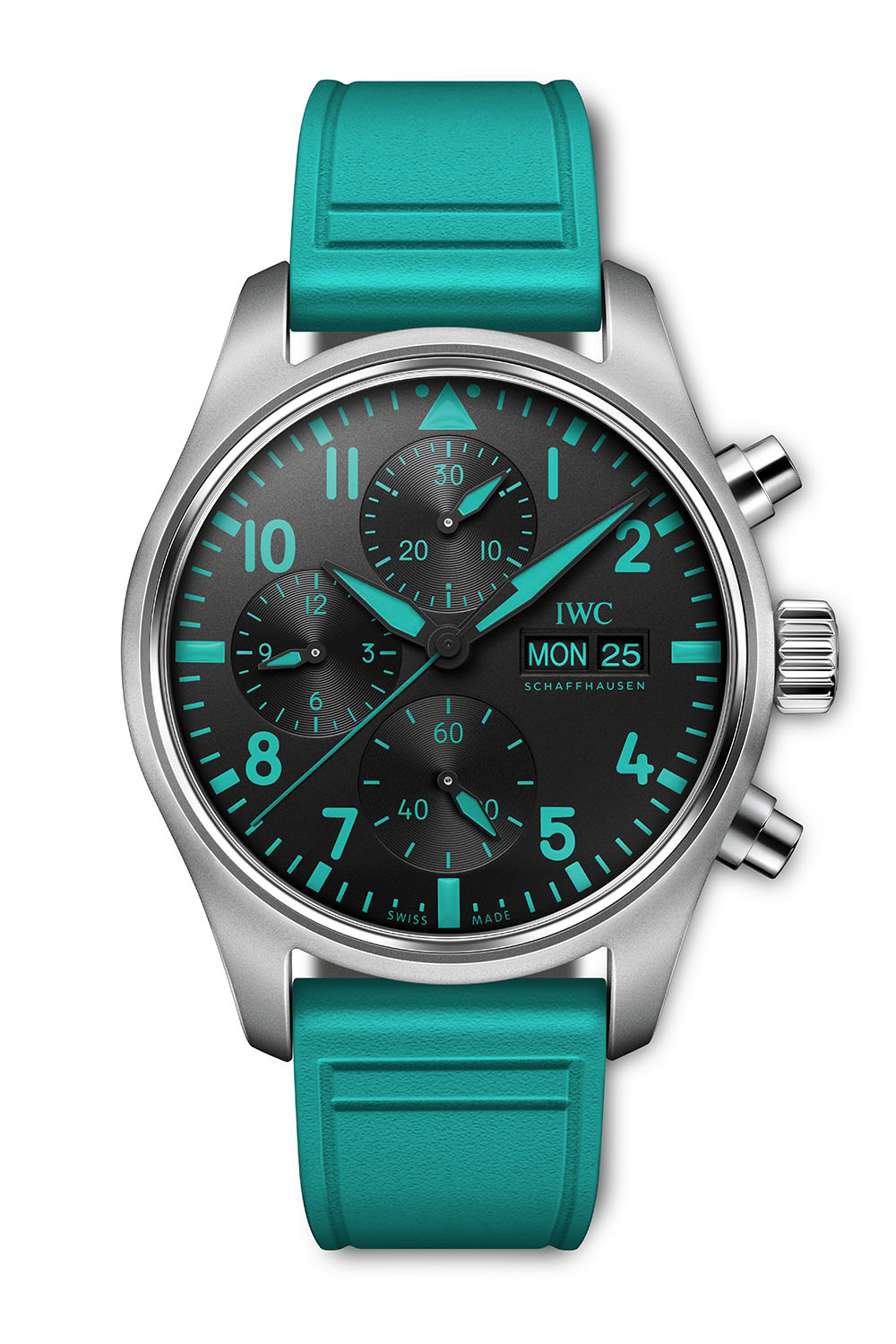 IWC Pilot’s Watch Chronograph 41 Mercedes-AMG Petronas Miami Pink Edition IW388114 - 10 IWC Pilot’s Watch Chronograph 41 Mercedes-AMG Petronas Miami Pink Edition IW388114 - 10