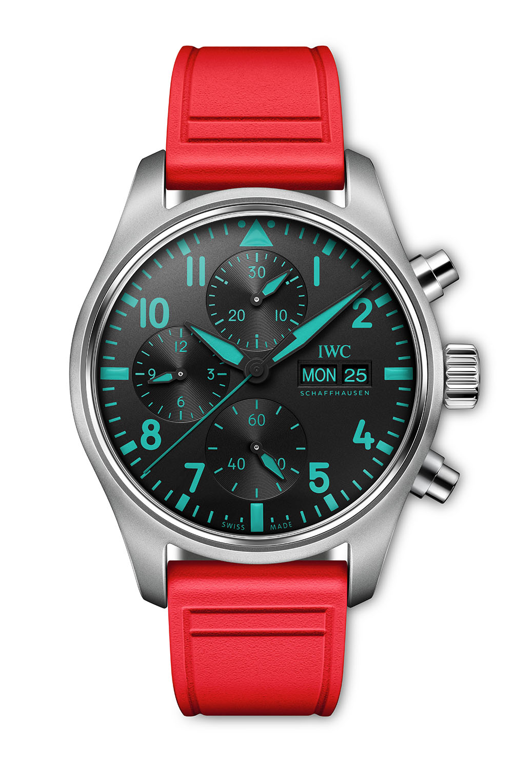 IWC Pilot’s Watch Chronograph 41 Mercedes-AMG Petronas Miami Pink Edition IW388114 - 9 IWC Pilot’s Watch Chronograph 41 Mercedes-AMG Petronas Miami Pink Edition IW388114 - 9