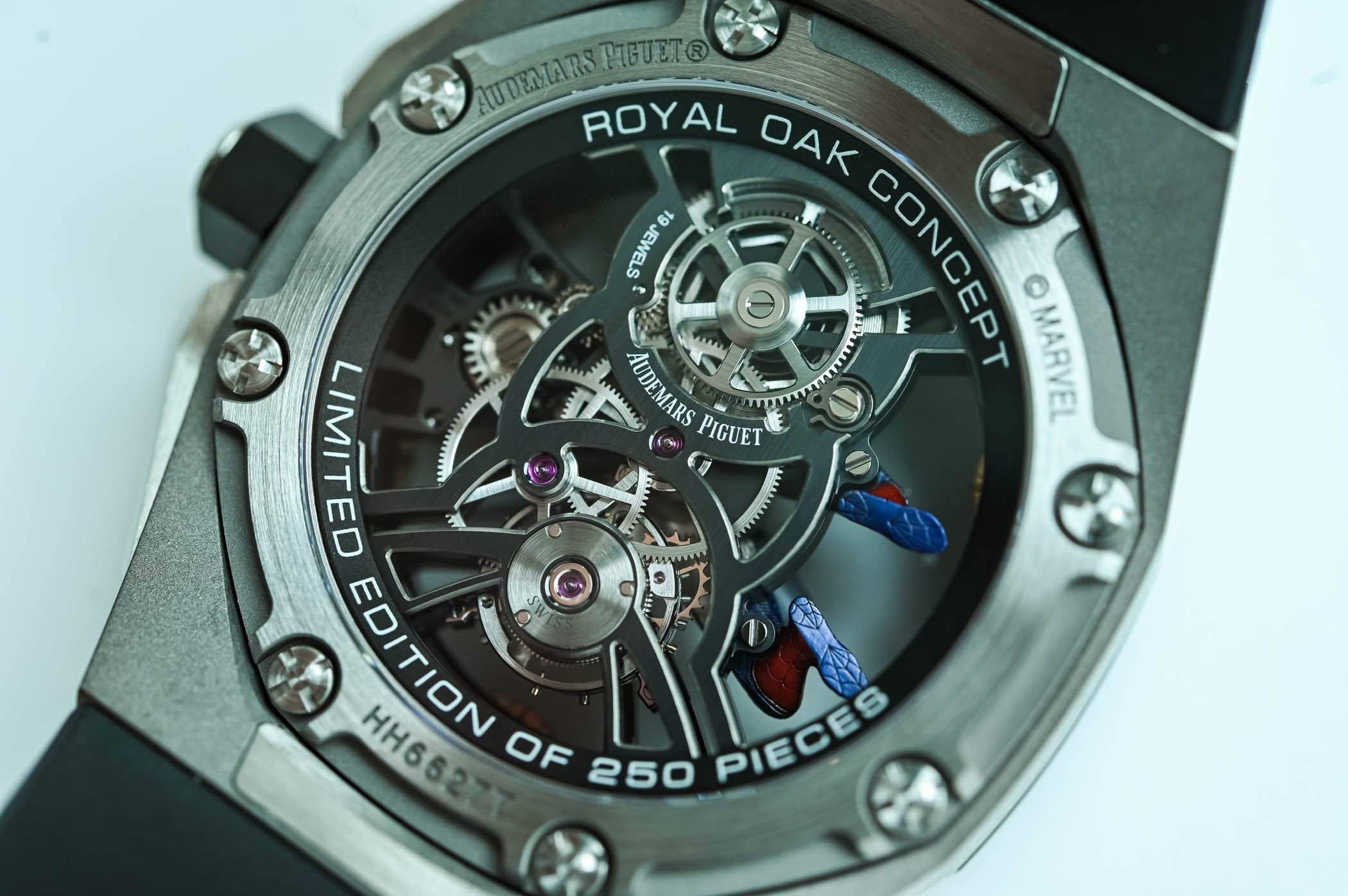 Marvel x Audemars Piguet Royal Oak Concept Tourbillon Spider-Man 42mm - 26631IO.OO.D002CA.01 - review - 6 Marvel x Audemars Piguet Royal Oak Concept Tourbillon Spider-Man