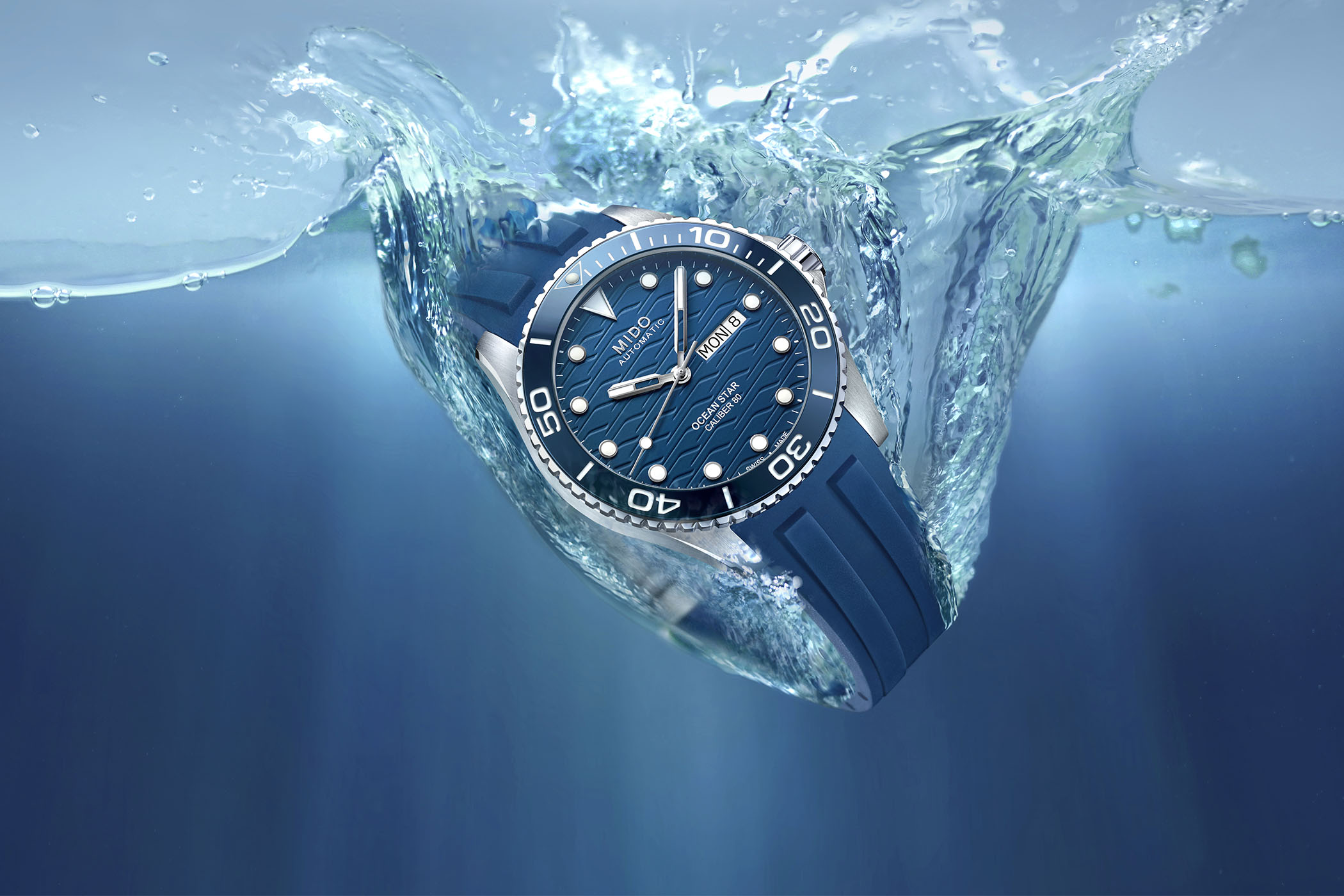 Mido Ocean Star 200C Blue M042.430.17.041.00