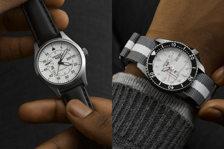 Seiko 5 Sports x Peanuts Snoopy Limited Edition SRPK25 SRPK27