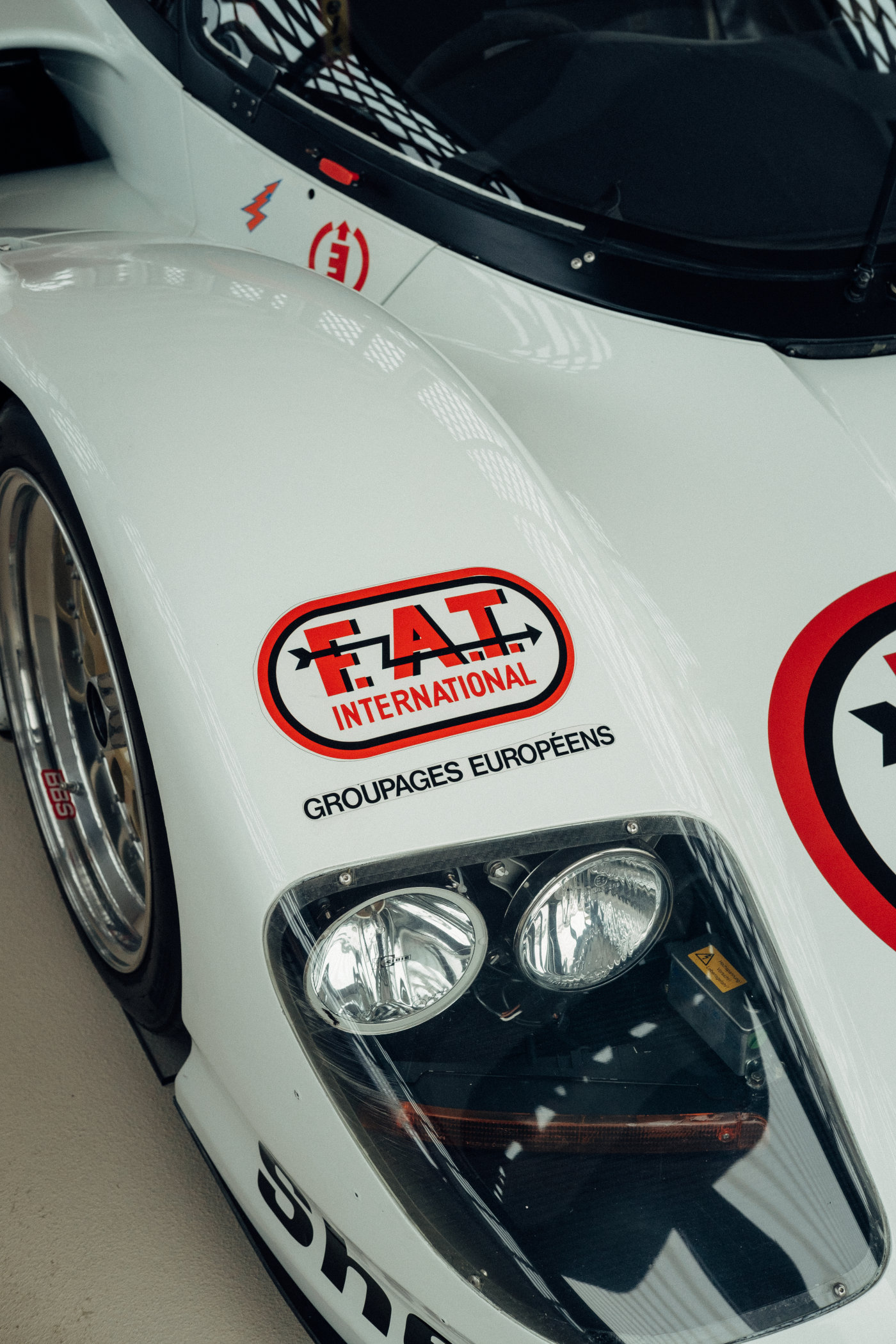 F.A.T. International sponsoring on the 1994 Le Mans winning Dauer 962 Le Mans-Porsche - 1 F.A.T. International sponsoring on the 1994 Le Mans winning Dauer 962 Le Mans-Porsche - 1