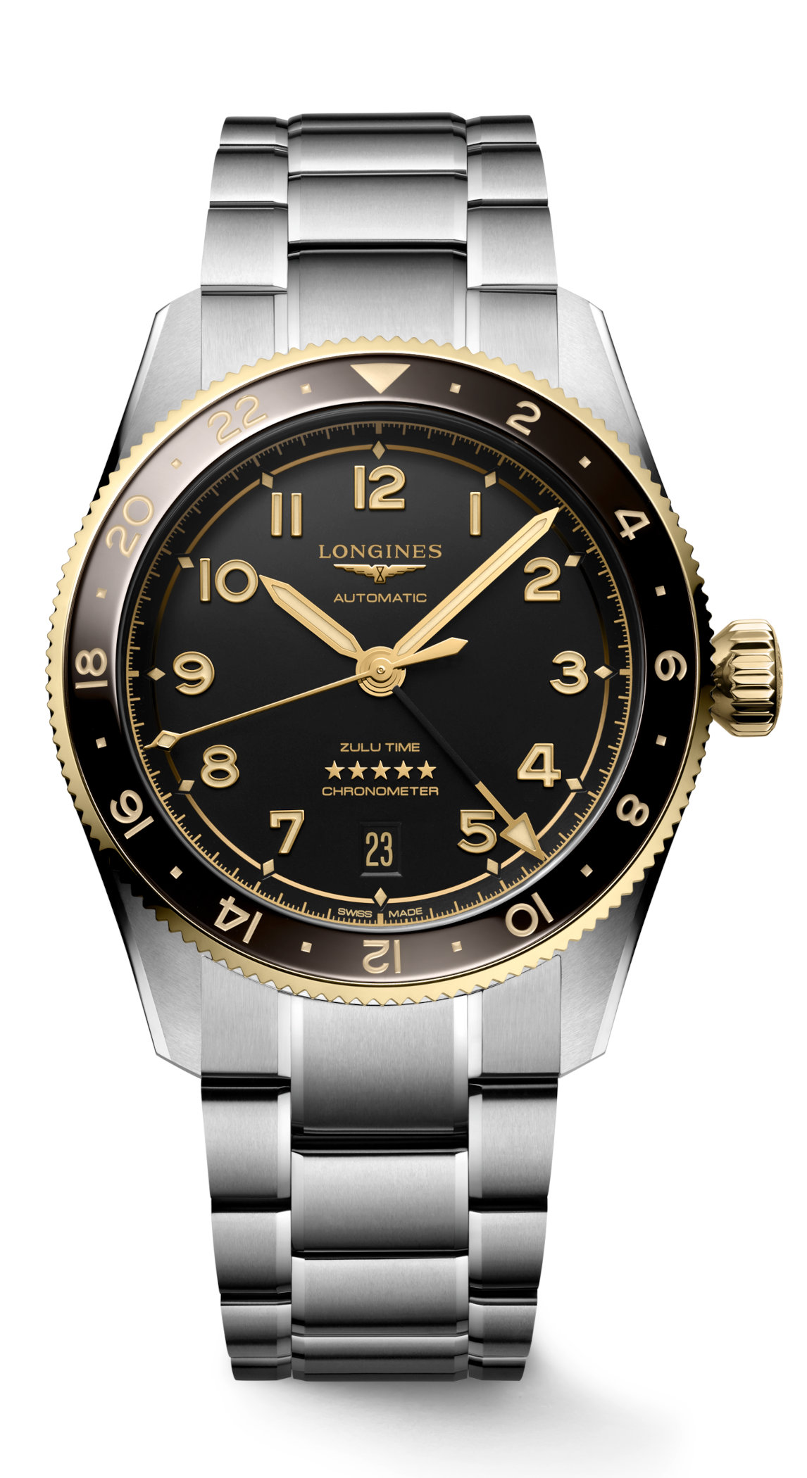 Longines Spirit Zulu Time 39mm - bicolor 1 Longines Spirit Zulu Time 39mm - bicolor 1