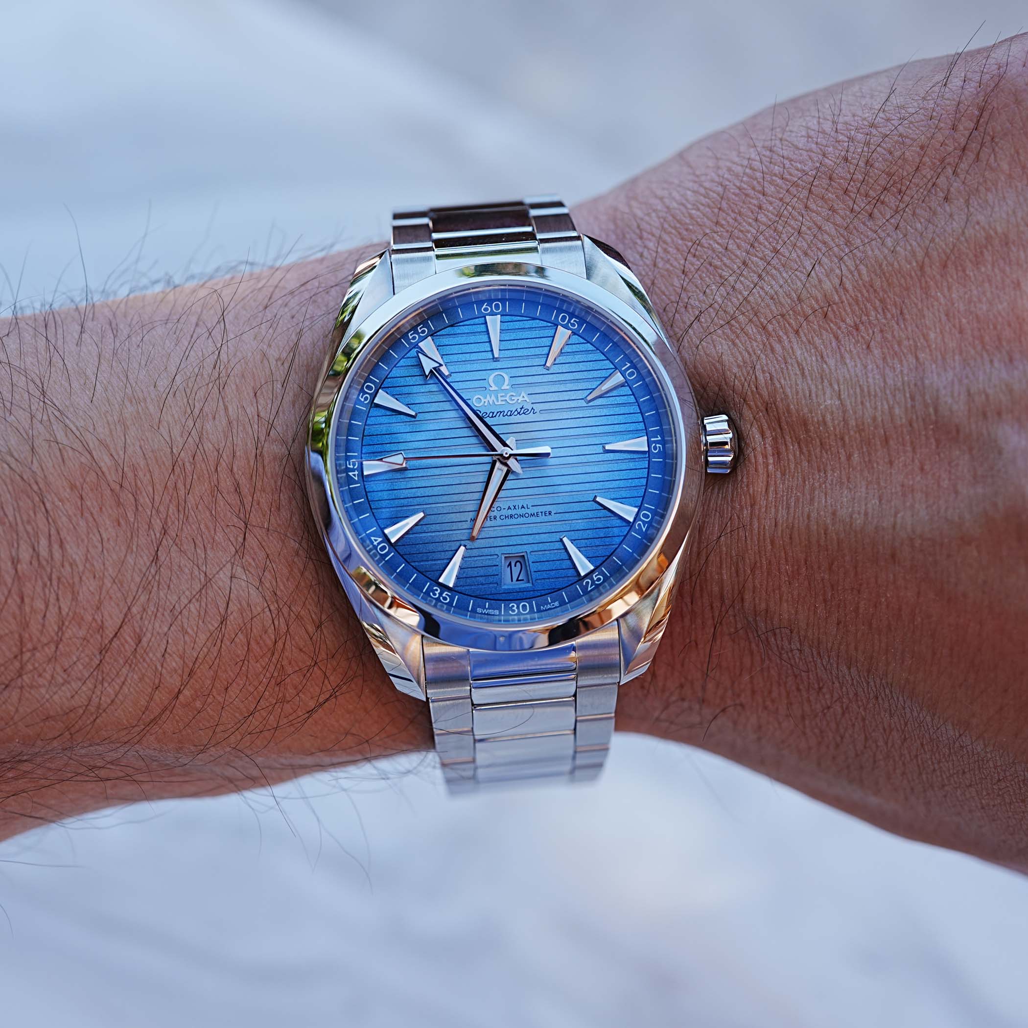 Omega Seamaster Aqua Terra 150m 41mm 75th anniversary Summer Blue Gradient Omega Seamaster Aqua Terra 150m 41mm 75th anniversary Summer Blue Gradient