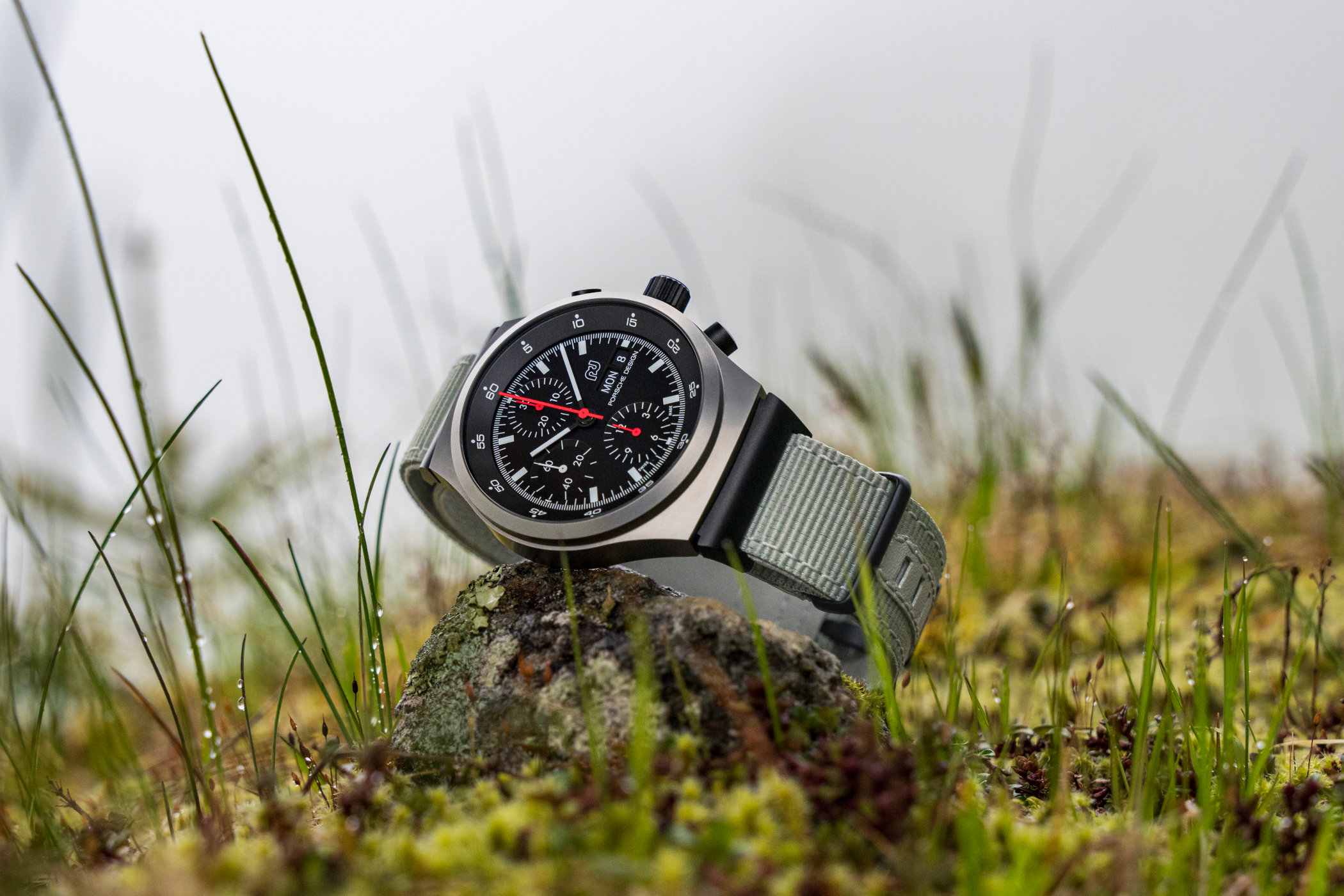 Porsche Design Chronograph 1 GP 2023 Limited Edition on the green Mankei strap - 4 Porsche Design Chronograph 1 GP 2023 Limited Edition on the green Mankei strap - 4