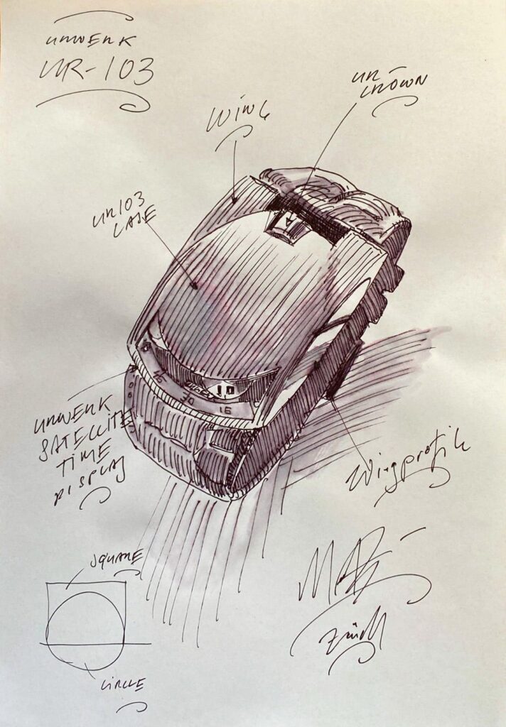 sketch Urwerk UR 103 - 1 sketch Urwerk UR 103 - 1