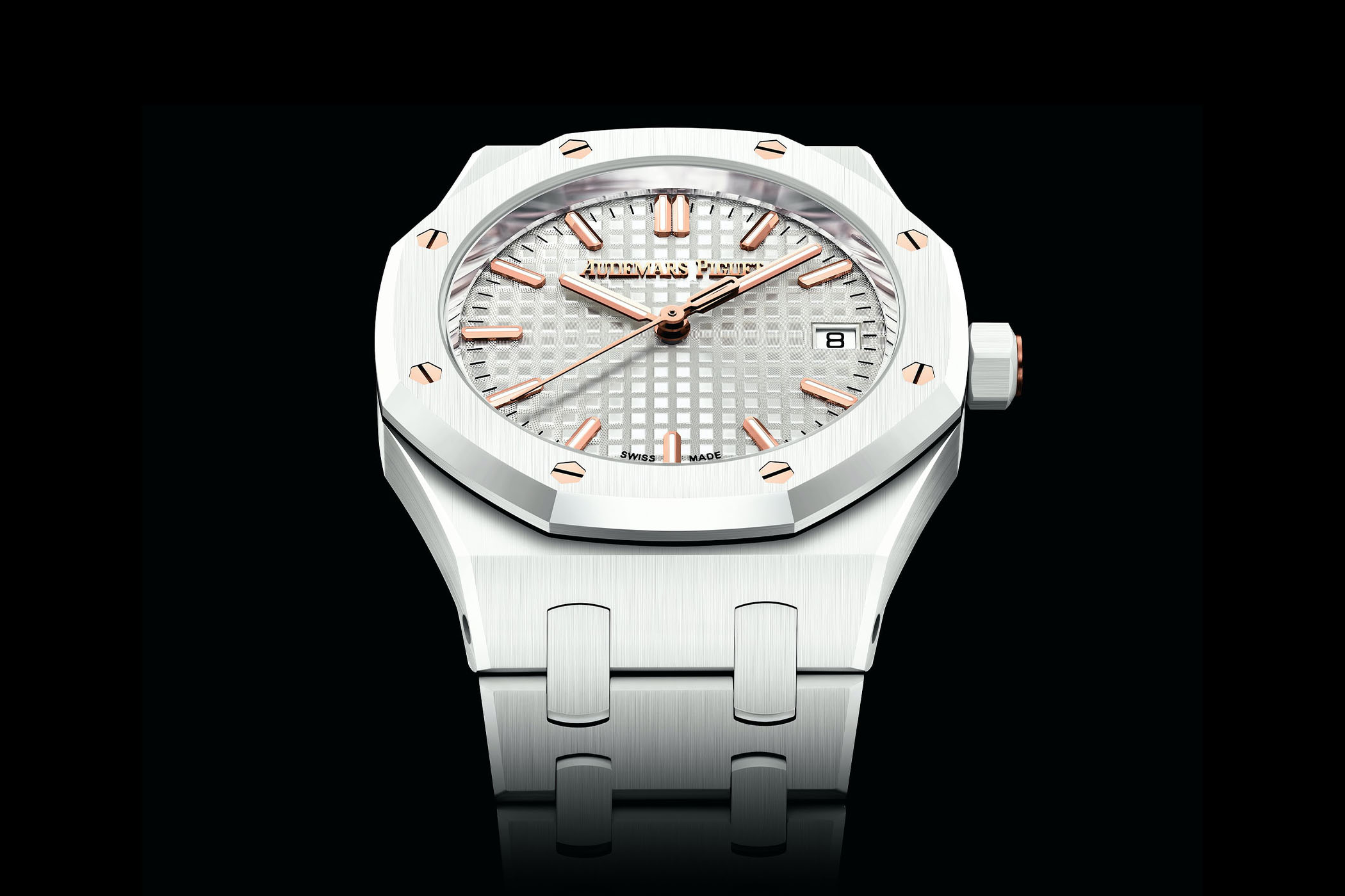 Audemars Piguet Royal Oak Selfwinding 34mm White Ceramic 77350CB.OO.1266CB.01