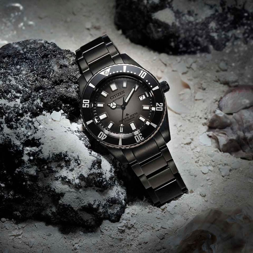 Citizen Promaster Diver Automatic Fujitsubo Super-Titanium Duratect DLC Black NB6025-59H - 8 Citizen Promaster Diver Automatic Fujitsubo Super-Titanium Duratect DLC Black NB6025-59H