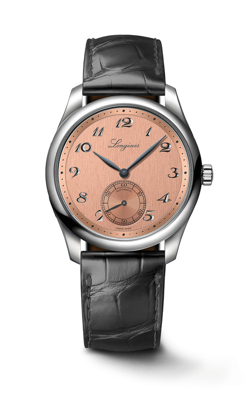 Longines Master Collection Engraved Dial Small Seconds 38.5mm Salmon L2.843.4.93.2 - 1 Longines Master Collection Engraved Dial Small Seconds 38.5mm Salmon L2.843.4.93.2 - 1