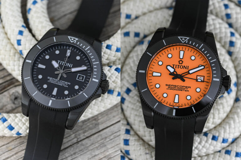 Titoni Seascoper 300 Black Edition and Color Block Edition