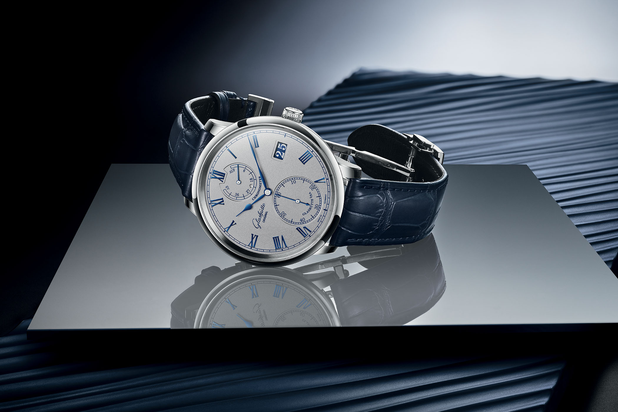 Glashutte Original Senator Chronometer Redesigned Version 2023 White Gold - 1-58-08-01-04-61