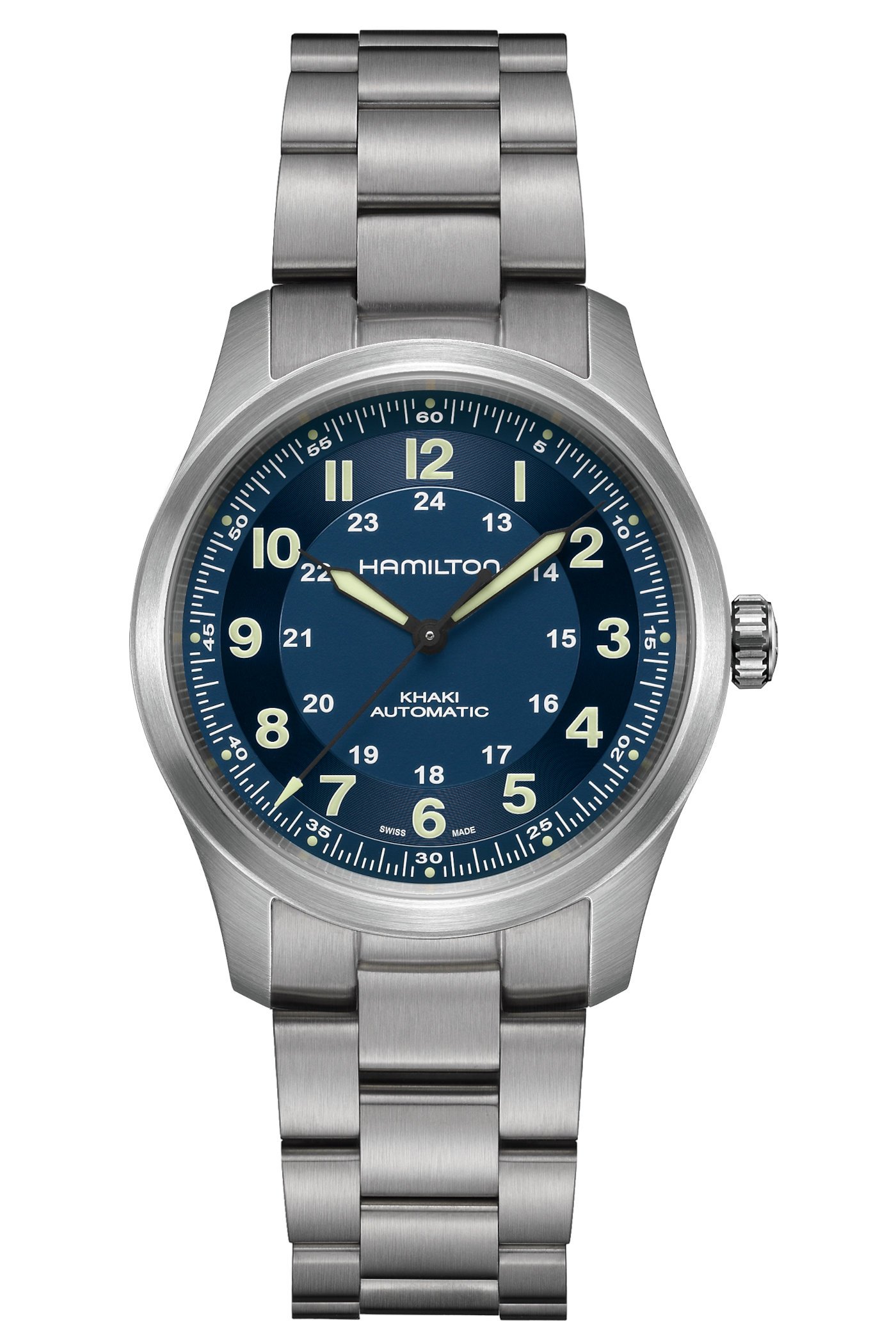 Hamilton Khaki Field Titanium - 38mm - Blue Dial - 1 38mm