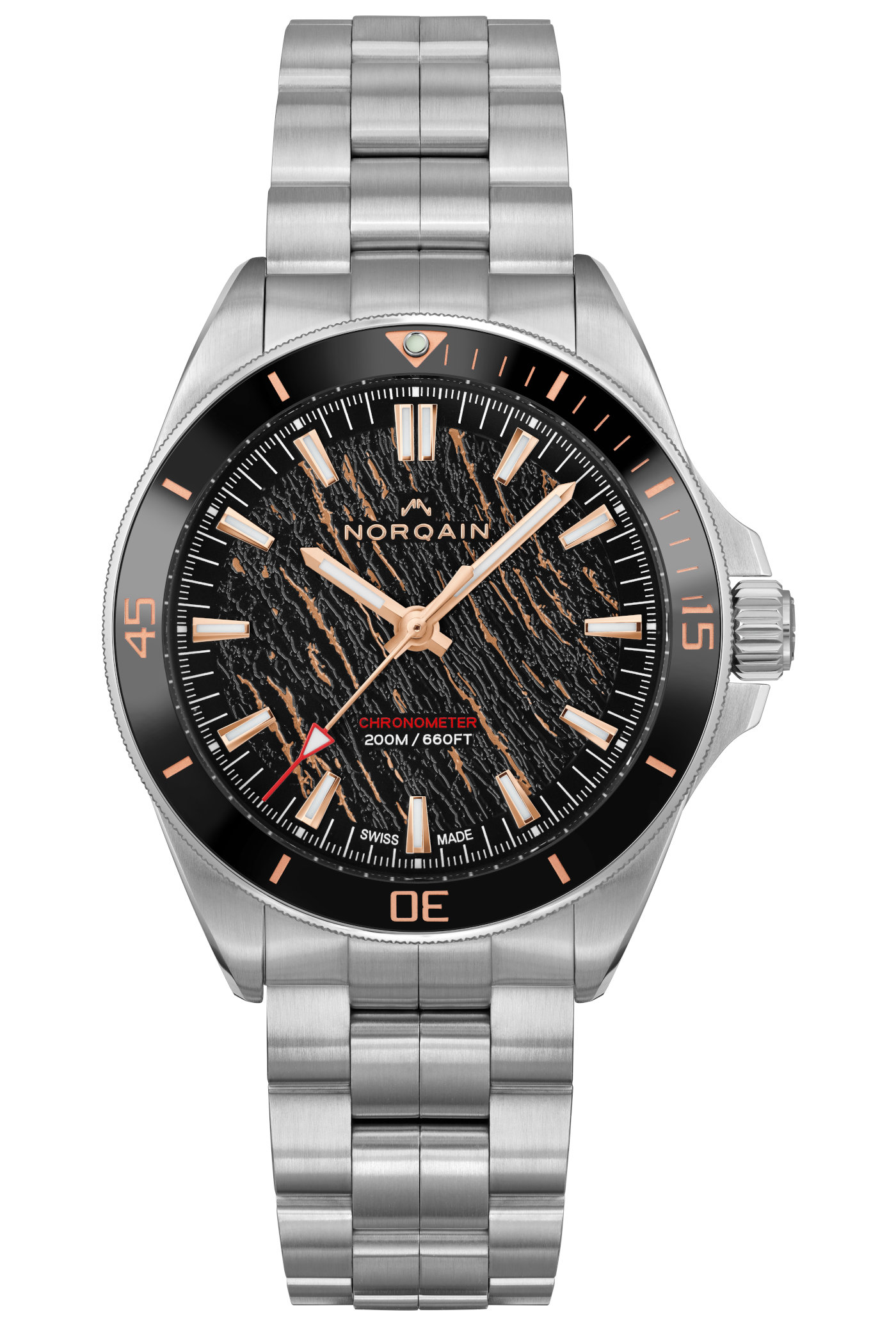 Norqain Adventure Neverest Glacier Black & Gold Three-hander - 1 Norqain Adventure Neverest Glacier Black & Gold Three-hander - 1