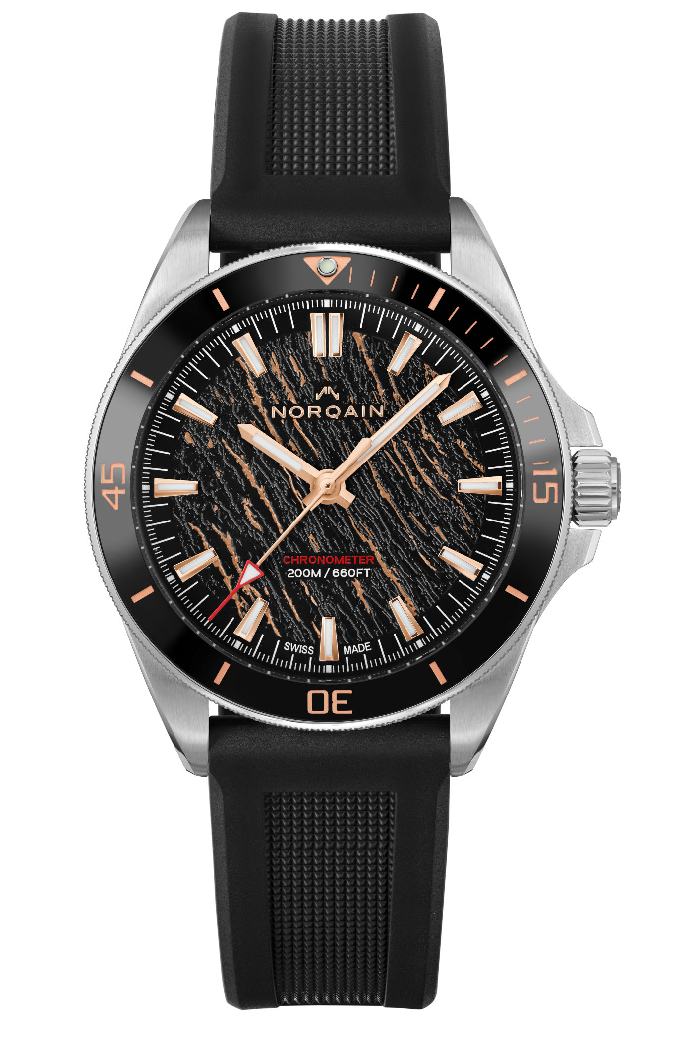 Norqain Adventure Neverest Glacier Black & Gold Three-hander - 2 Norqain Adventure Neverest Glacier Black & Gold Three-hander - 2