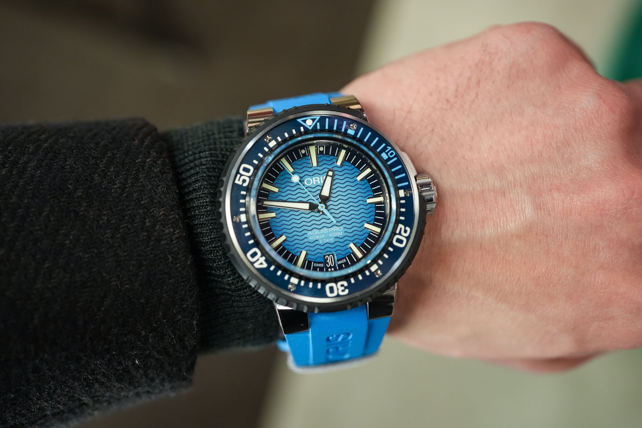 Oris AquisPro 4000m Calibre 400 Deep Diver watch - hands-on - 1 Oris AquisPro 4000m
