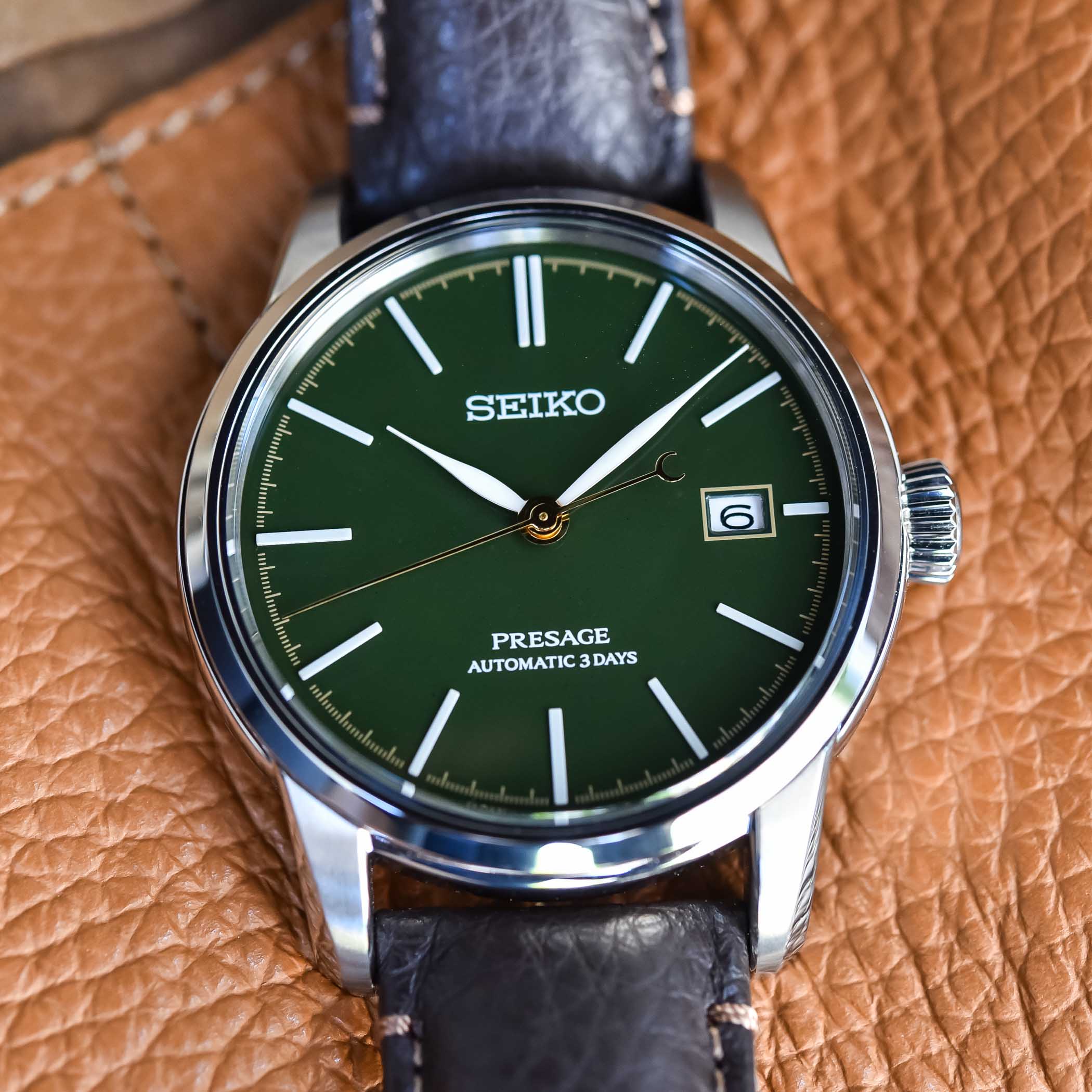 Seiko Presage Craftsmanship Series Urushi Lacquer Green SPB407