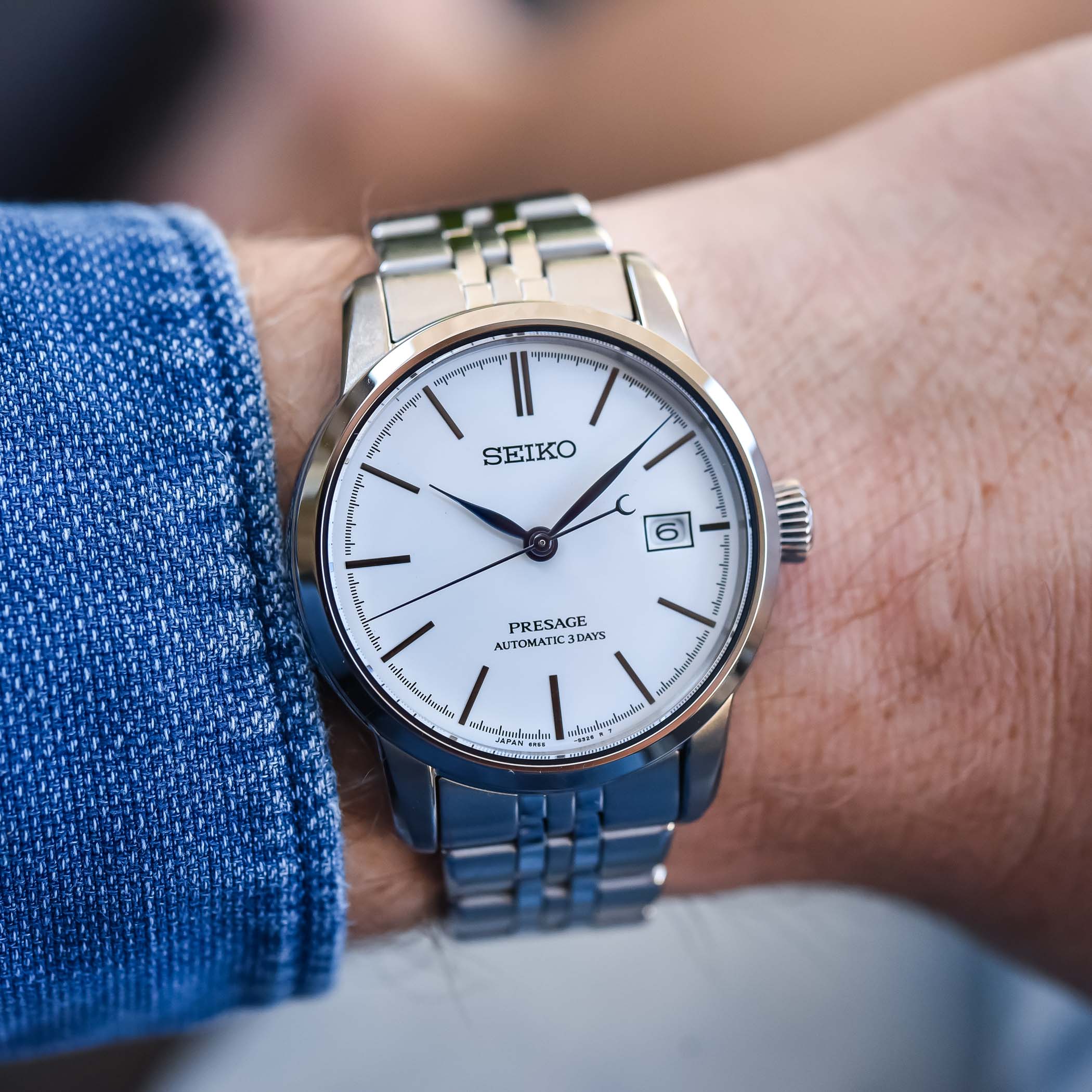 Seiko Presage Craftsmanship Series enamel white SPB403