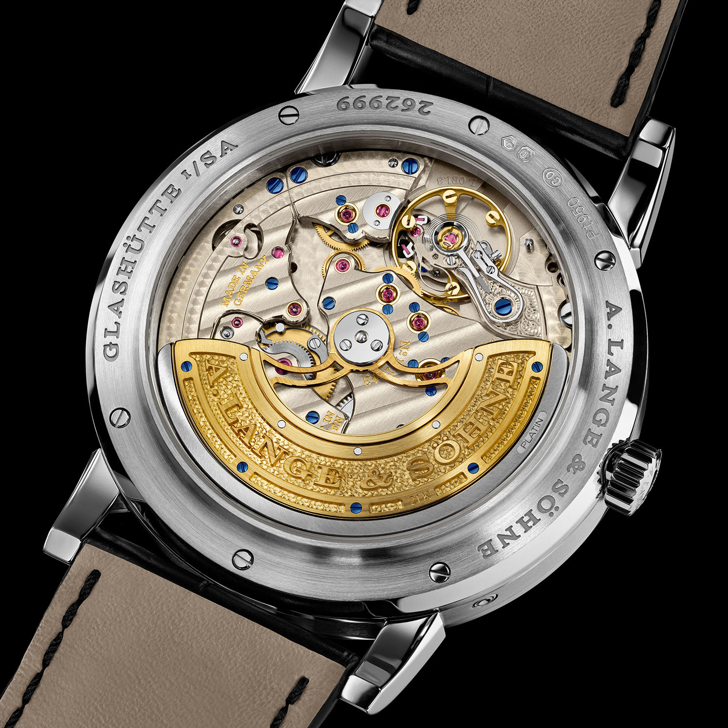 A Lange Sohne Lange 1 Perpetual Calendar Platinum Black Dial 345_036E - 9 A Lange Sohne Lange 1 Perpetual Calendar Platinum Black Dial 345_036E - 9