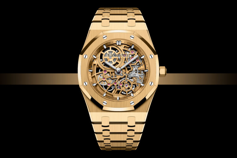 Audemars Piguet Royal Oak Jumbo Extra-Thin Openworked Yellow Gold 16204BA