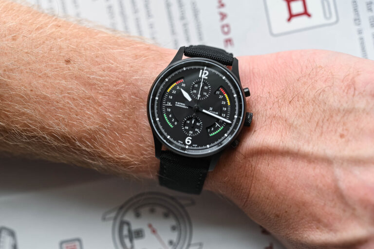 Reservoir Airfight Chronograph Black Retrograde pilot chronograph