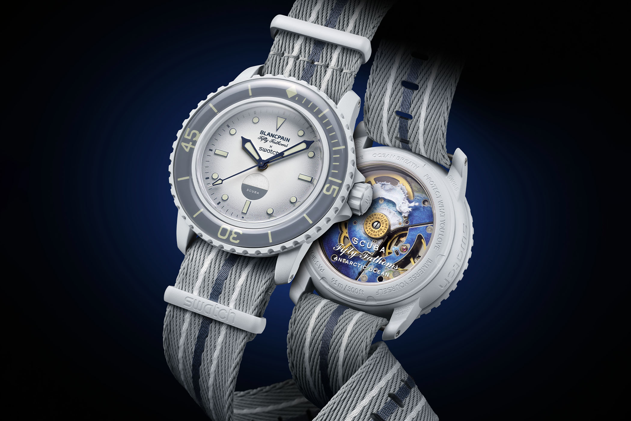 Swatch x Blancpain Bioceramic Scuba Fifty Fathoms