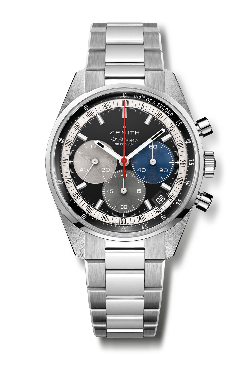 Zenith Chronomaster Original Black Tricolour Dial 38mm El Primero 3600 - 3 Zenith Chronomaster Original Black Tricolour Dial