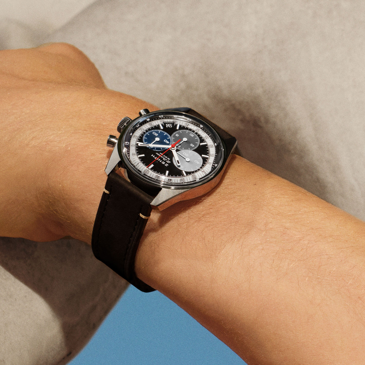 Zenith Chronomaster Original Black Tricolour Dial 38mm El Primero 3600 - 8 Zenith Chronomaster Original Black Tricolour Dial