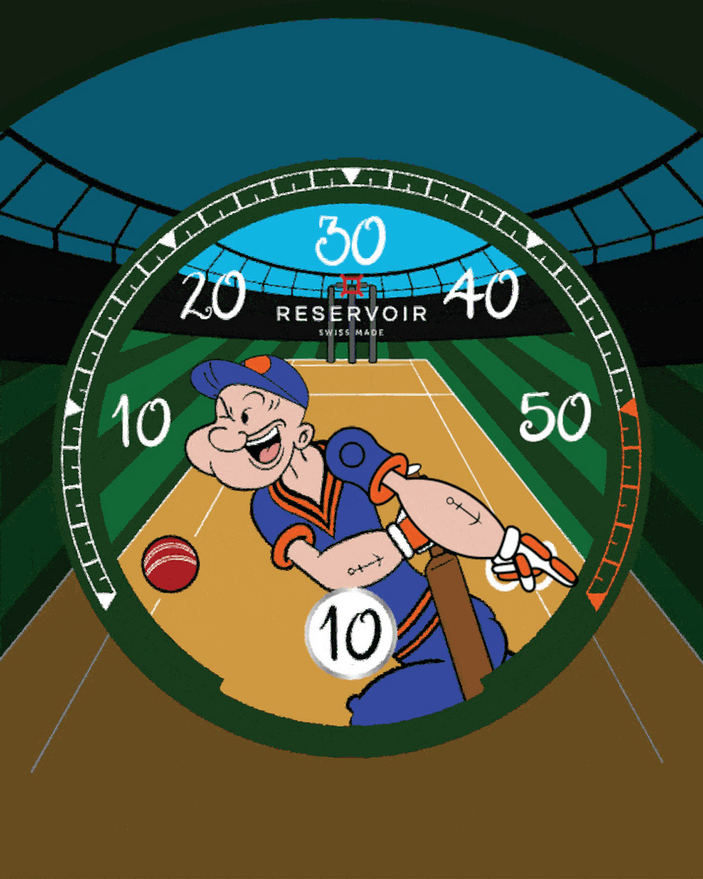 Reservoir x Popeye Cricket - 2 Reservoir x Popeye Cricket - 2