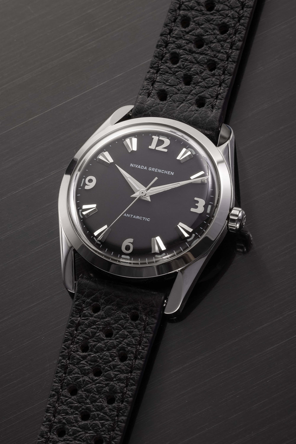 Nivada Grenchen Antarctic 35mm hand-wound - 4 Nivada Grenchen Antarctic 35mm hand-wound - 4