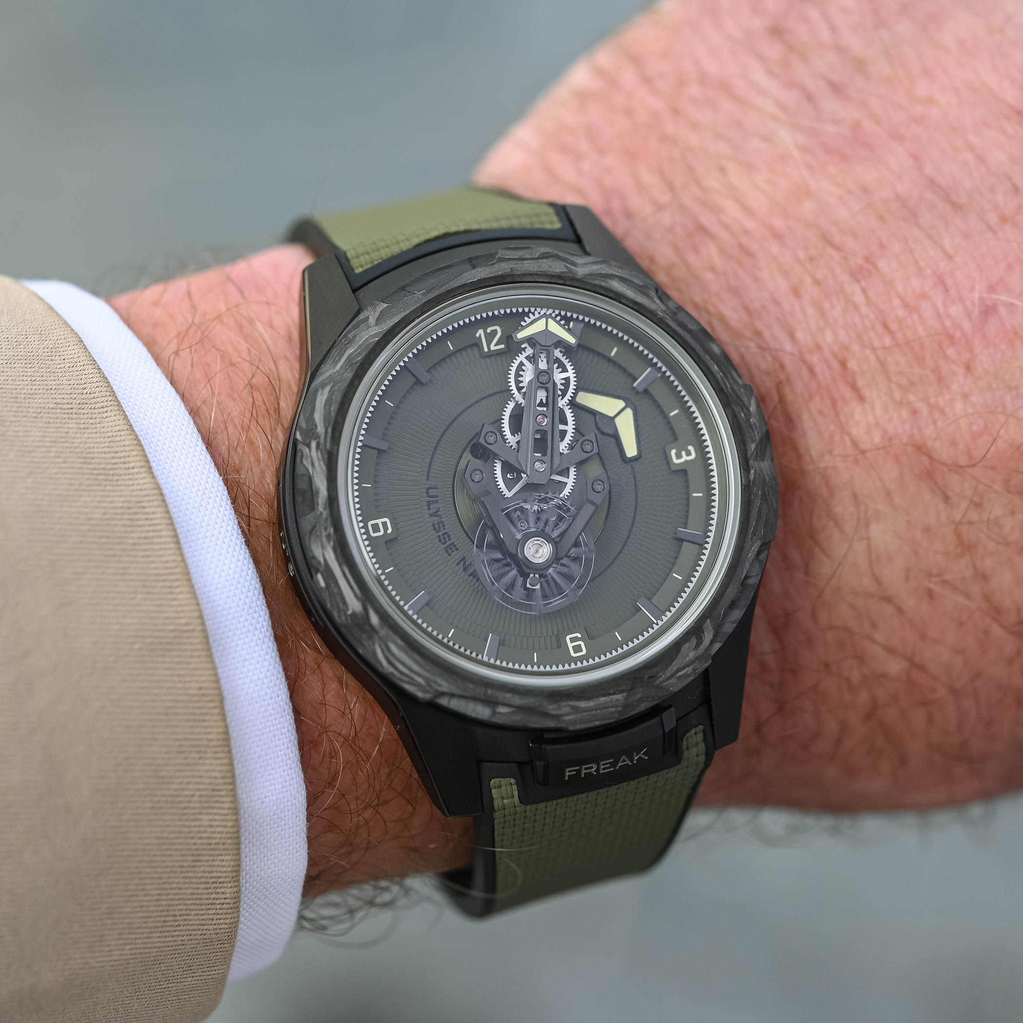 Ulysse Nardin Freak One Ops Nato green - 2 Ulysse Nardin Freak One Ops Nato green - 2