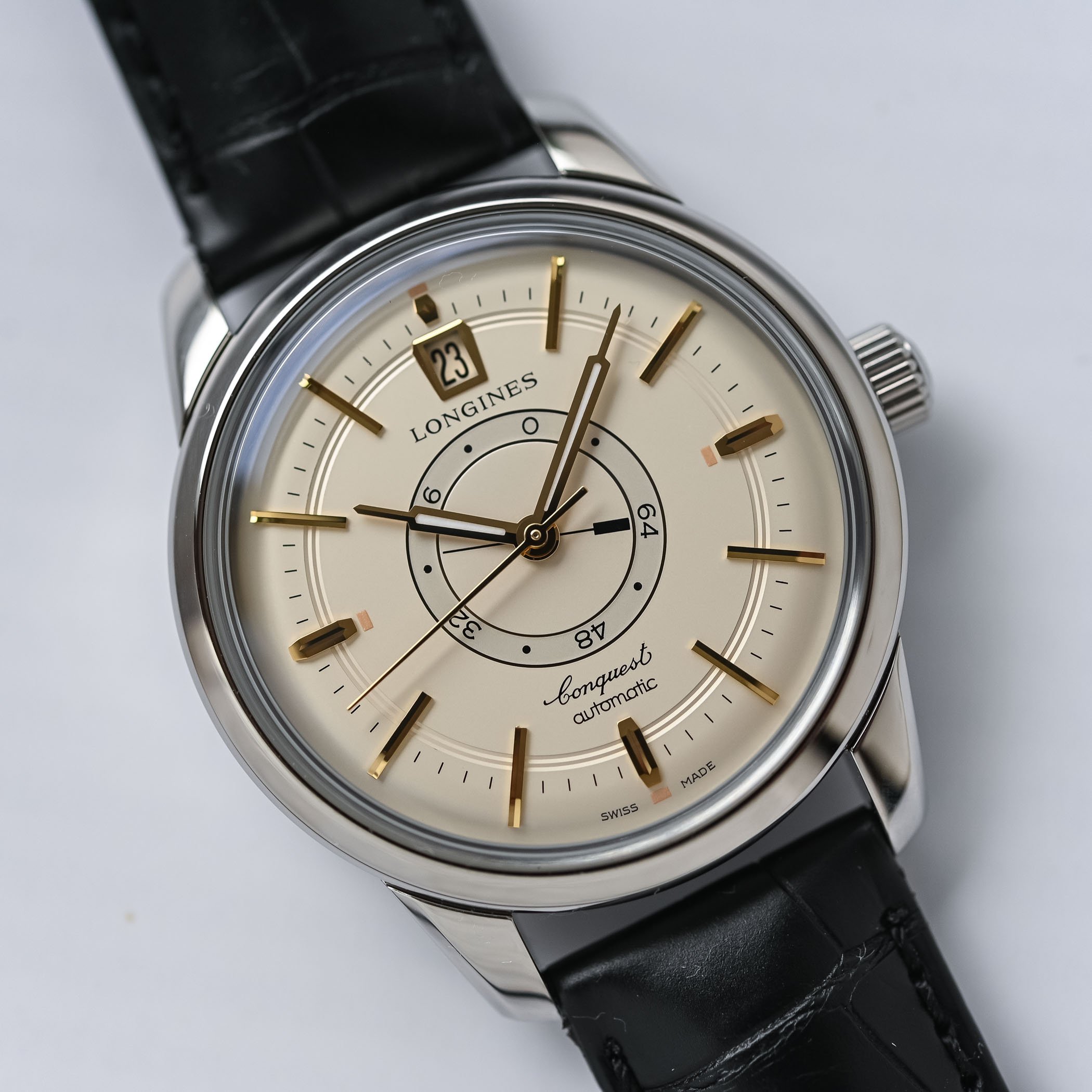 Longines Conquest Heritage Central Power Reserve L1.648.4.78.2 - hands-on review - 1 Longines Conquest Heritage Central Power Reserve L1.648.4.78.2 - hands-on review - 1