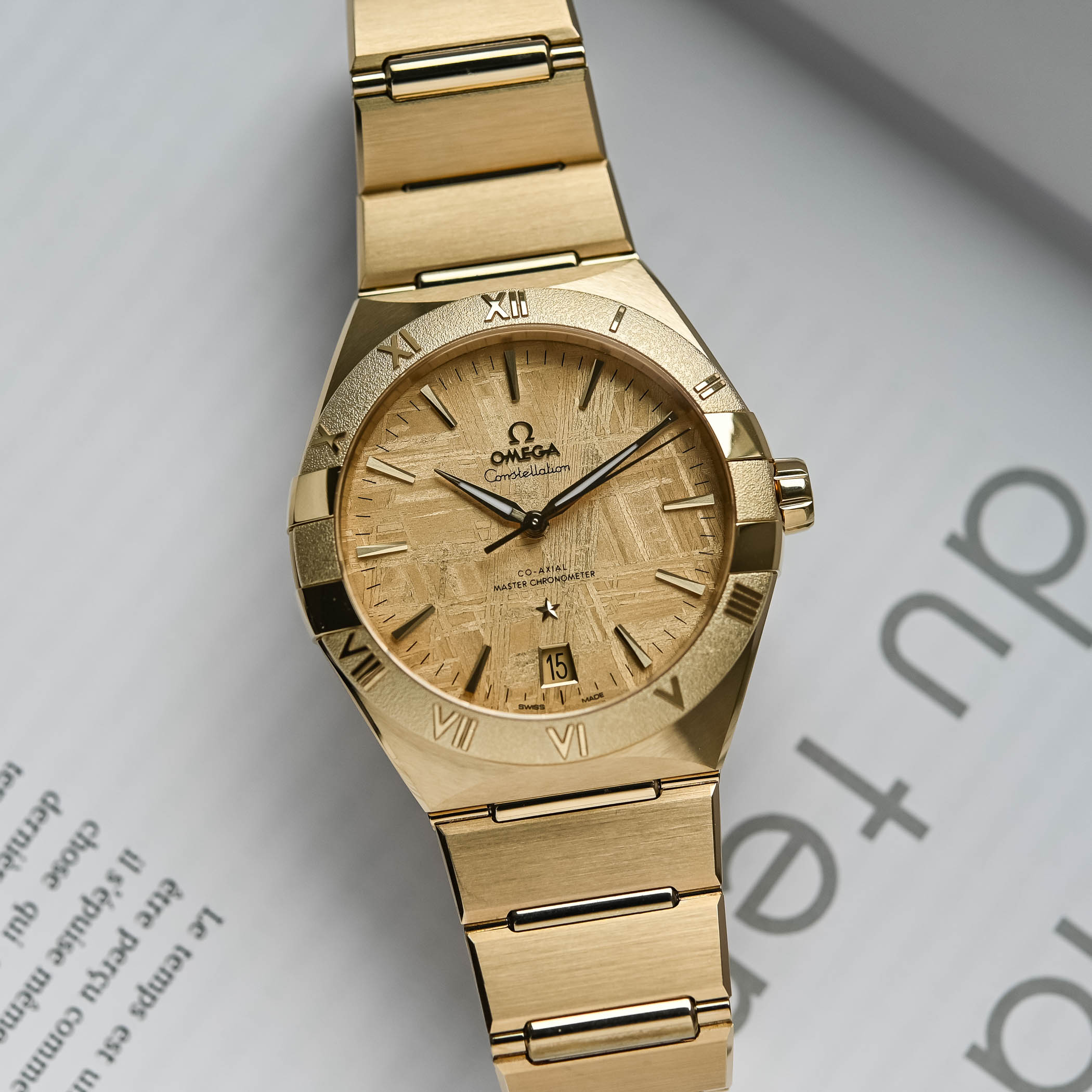Omega Constellation 41mm Meteorite Collection 2024 - hands-on review - 8 Omega Constellation 41mm Meteorite Collection 2024 - hands-on review - 8