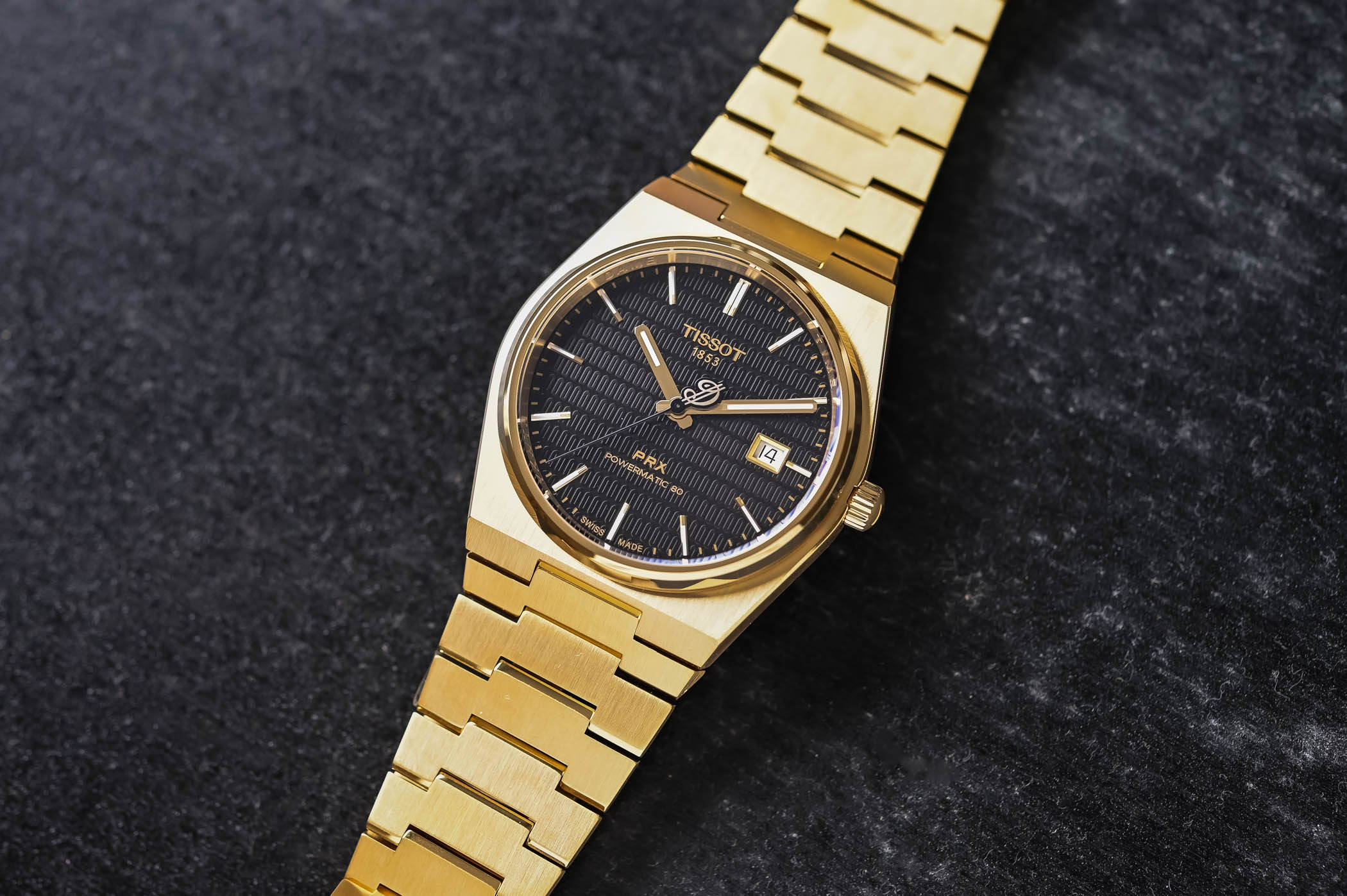 Tissot PRX Damian Lillard Special Edition Powermatic 80 40mm Gold PVD