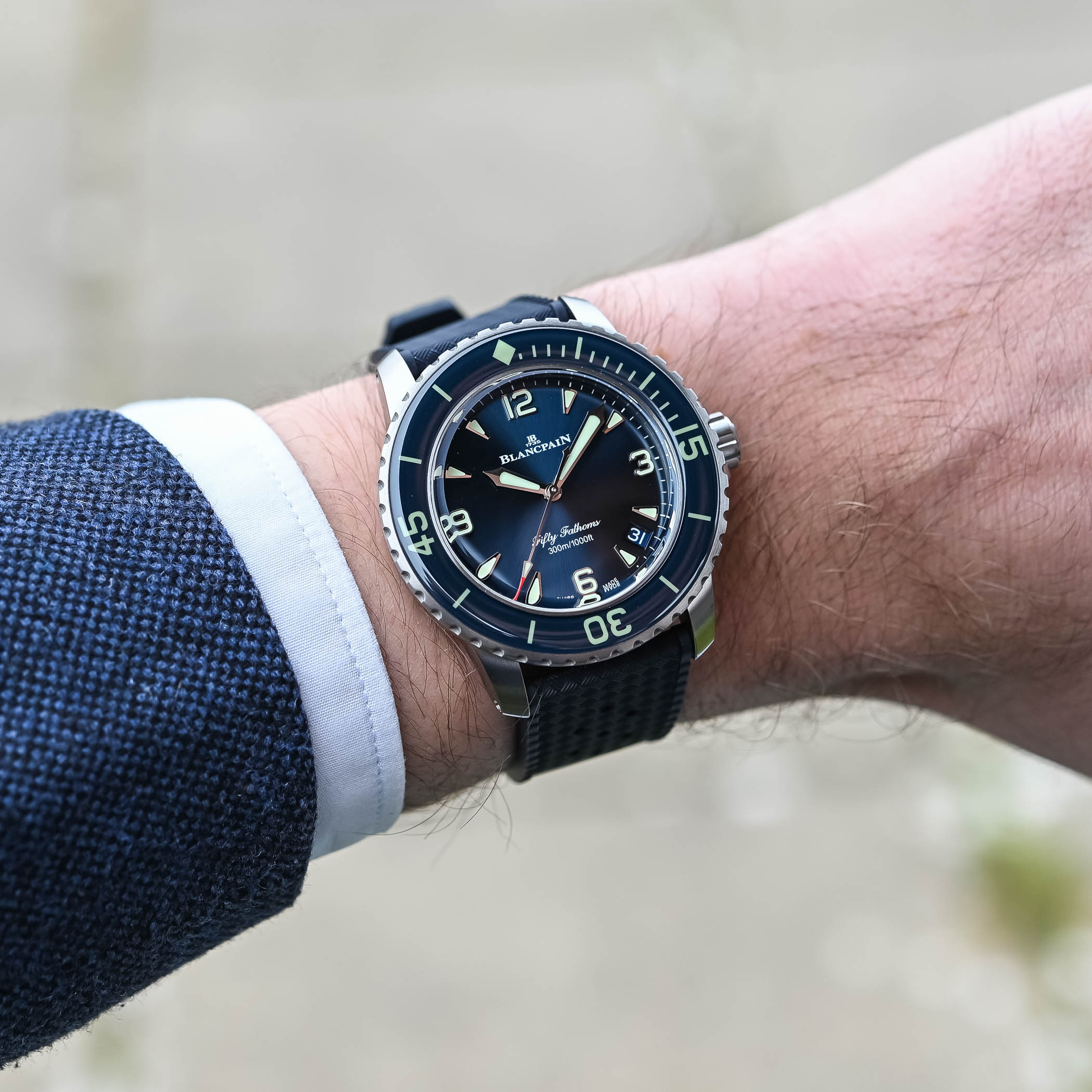 Blancpain Fifty Fathoms Automatique 42mm Collection 2024 luxury dive watch - reference 5010 - hands-on review - 6 Blancpain Fifty Fathoms 42mm collection