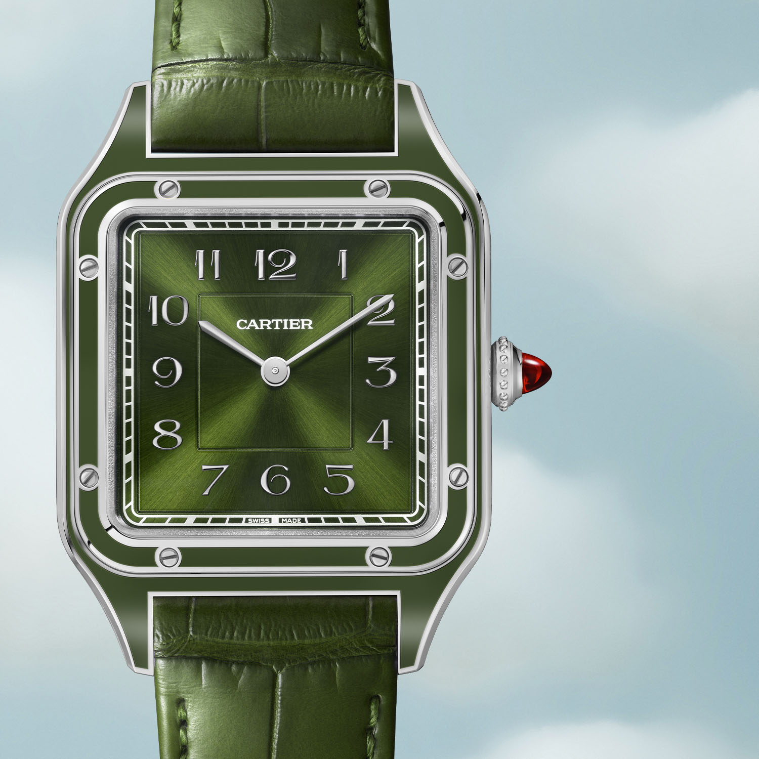 Cartier Santos Dumont Lacquered Collection 2024 - CRWGSA0096 Cartier Santos Dumont Lacquered Collection 2024 - CRWGSA0096