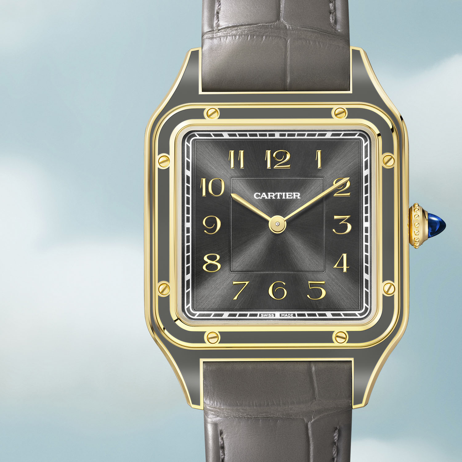 Cartier Santos Dumont Lacquered Collection 2024 - CRWGSA0097 Cartier Santos Dumont Lacquered Collection 2024 - CRWGSA0097