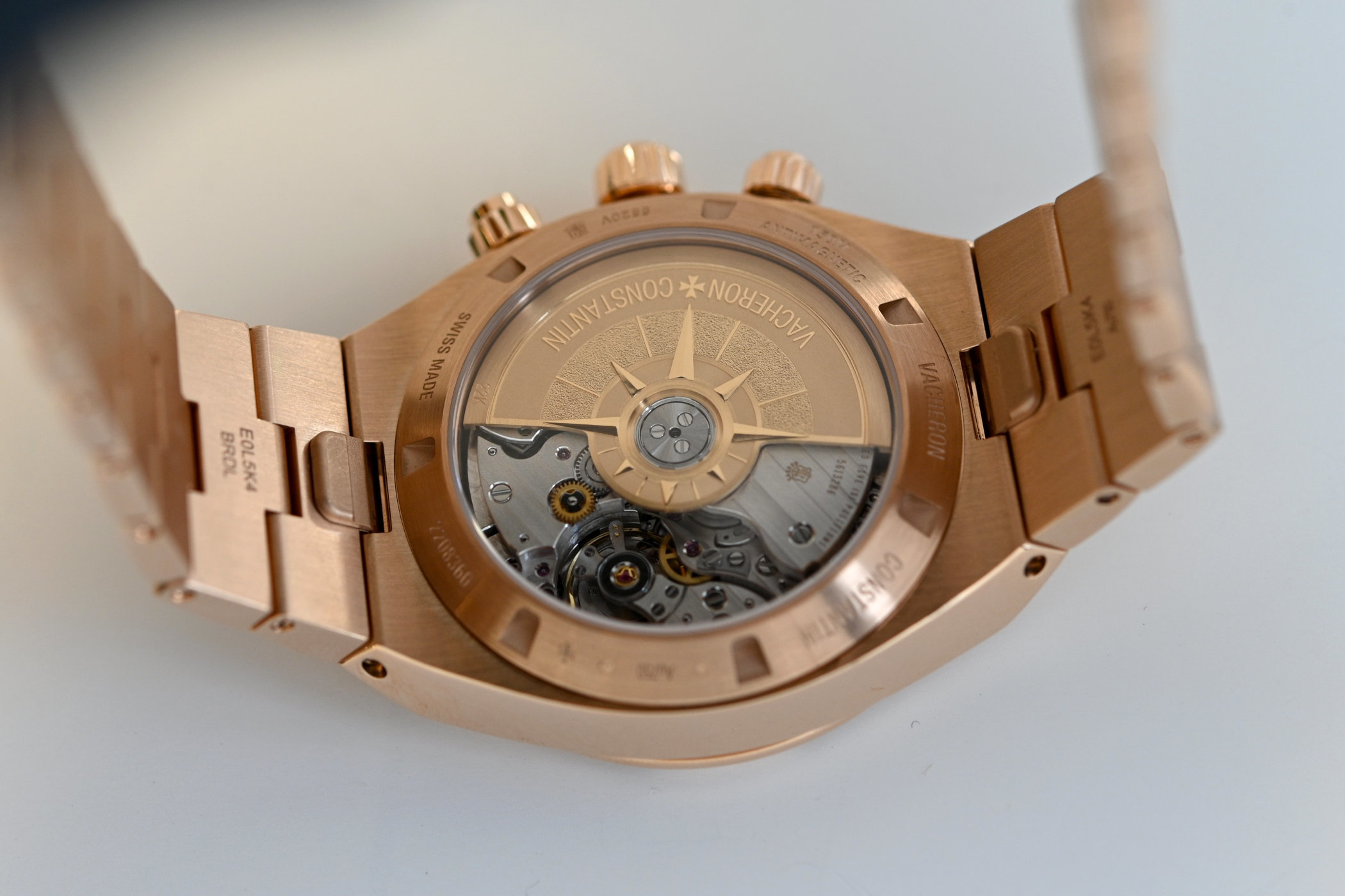 Vacheron Constantin Overseas Chronograph Pink Gold & Green - 2 Vacheron Constantin Overseas Chronograph Pink Gold & Green - 2