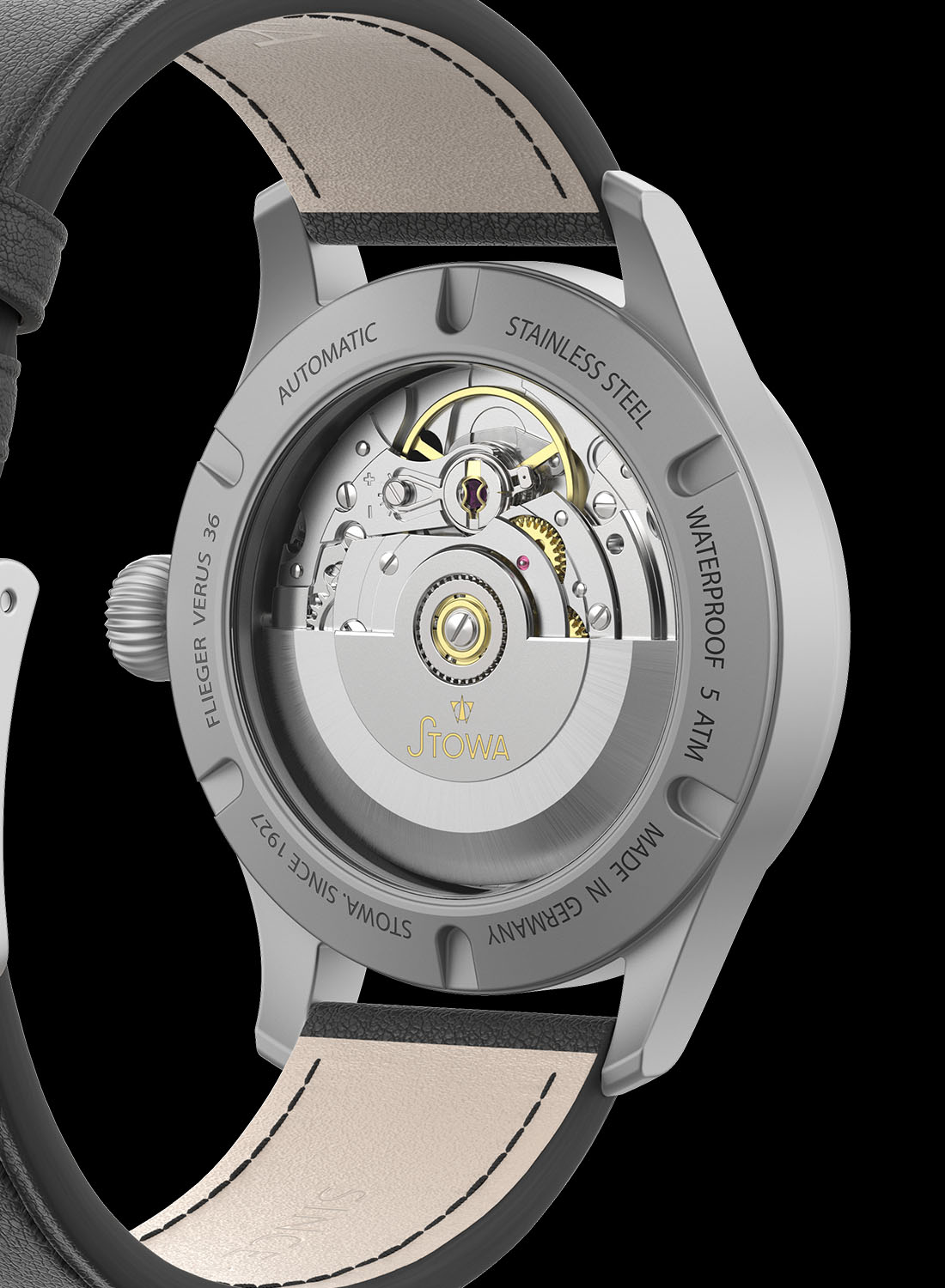 Stowa Flieger Verus 36 - modern 36mm flieger pilots watch - 6 Stowa Flieger Verus 36