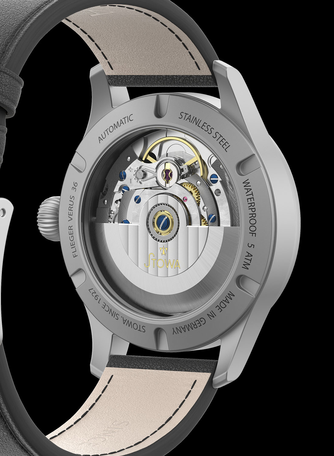 Stowa Flieger Verus 36 - modern 36mm flieger pilots watch - 7 Stowa Flieger Verus 36
