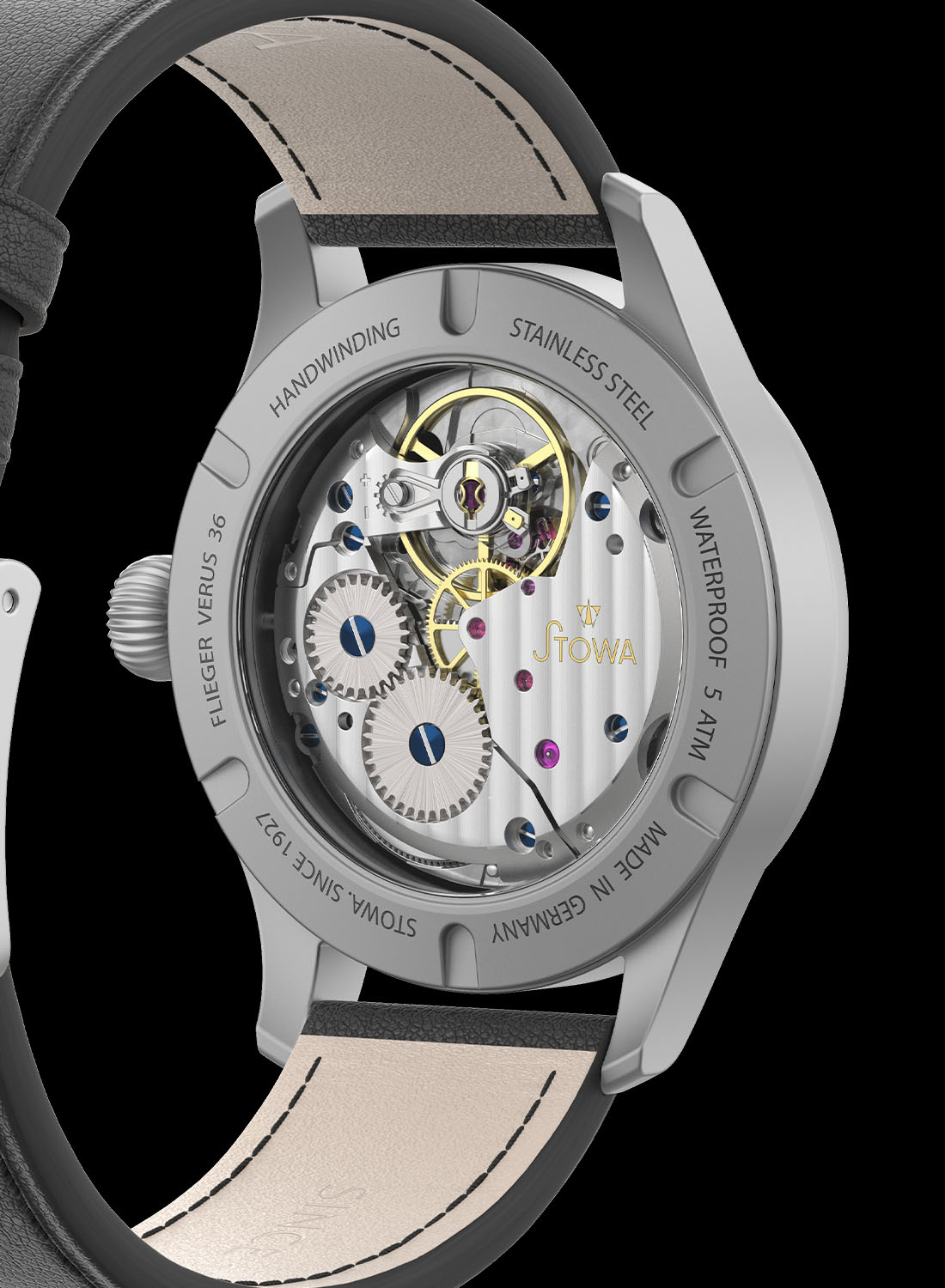 Stowa Flieger Verus 36 - modern 36mm flieger pilots watch - 8 Stowa Flieger Verus 36