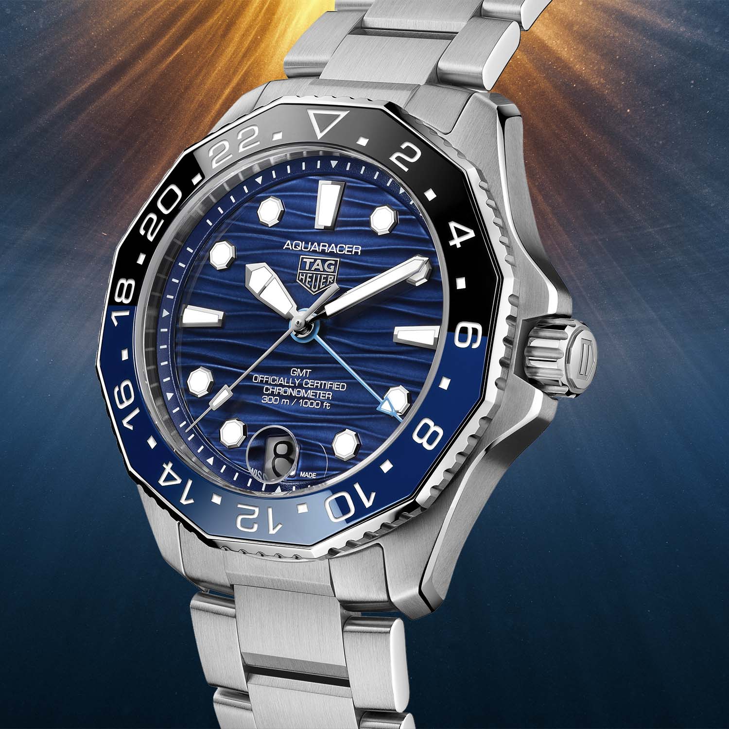 New 2024 TAG Heuer Aquaracer Professional 300 Date and GMT - new proprietary calibre TH31-01 - smaller case new dials - 3 New 2024 TAG Heuer Aquaracer Professional 300 Date and GMT - new proprietary calibre TH31-01 - smaller case new dials - 3