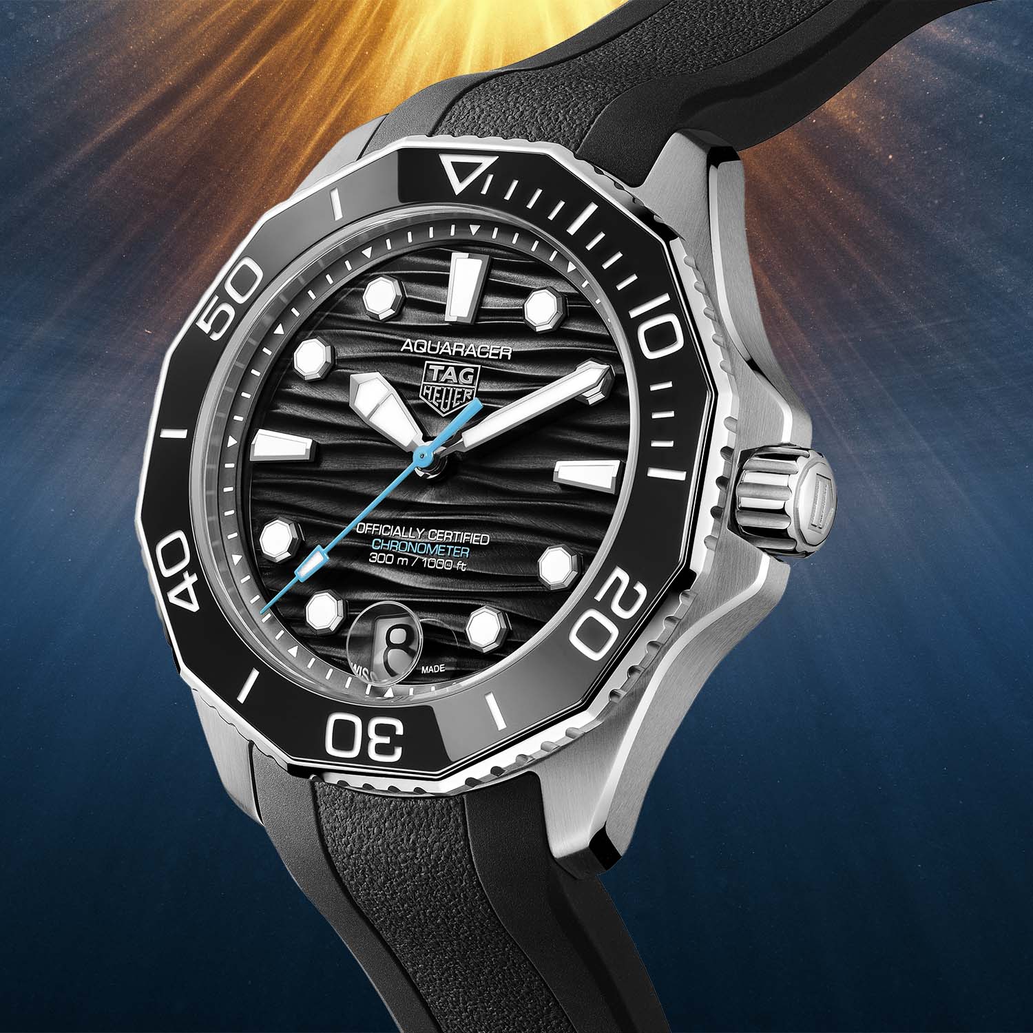 New 2024 TAG Heuer Aquaracer Professional 300 Date and GMT - new proprietary calibre TH31-01 - smaller case new dials - 6 New 2024 TAG Heuer Aquaracer Professional 300 Date and GMT - new proprietary calibre TH31-01 - smaller case new dials - 6