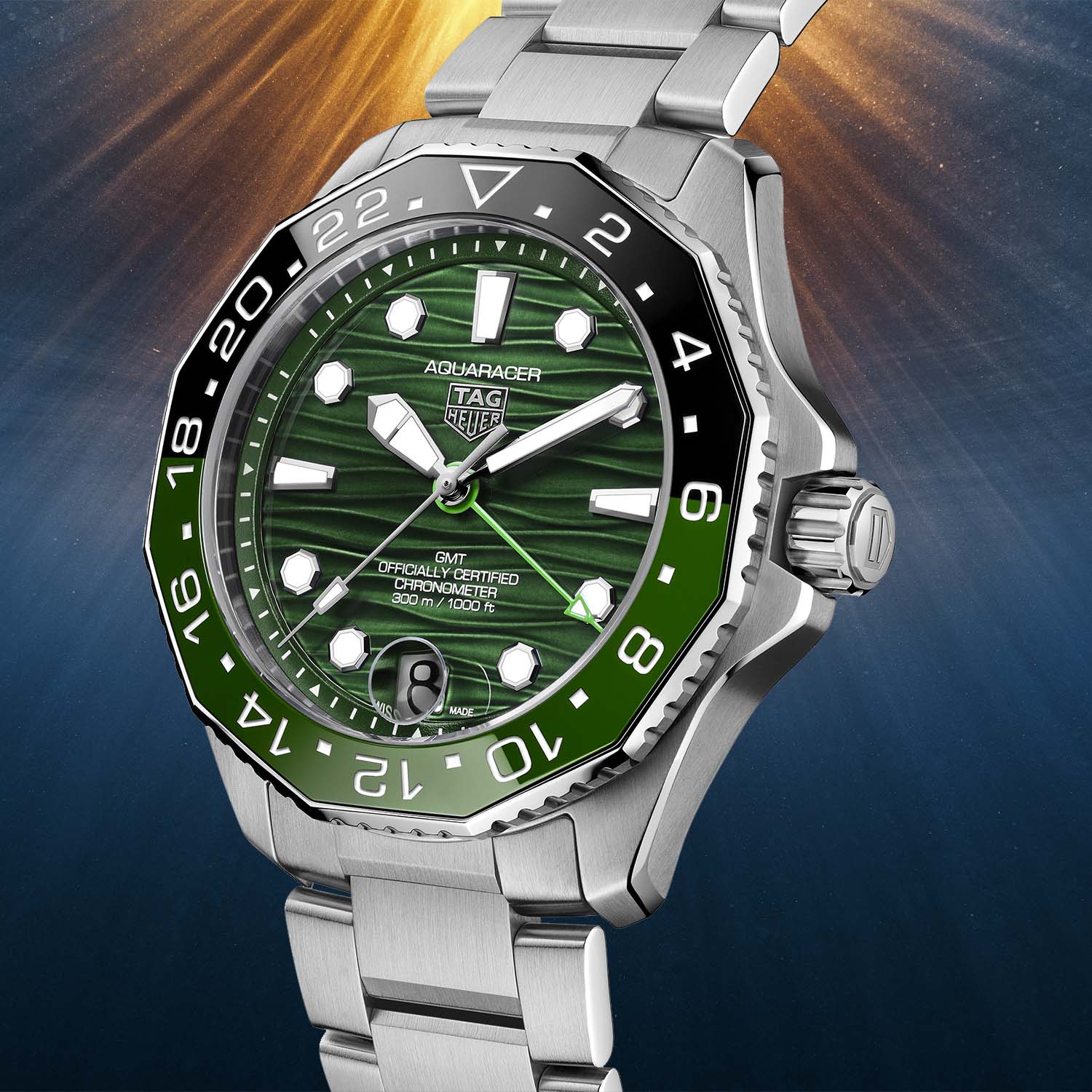 New 2024 TAG Heuer Aquaracer Professional 300 Date and GMT - new proprietary calibre TH31-01 - smaller case new dials - 8 New 2024 TAG Heuer Aquaracer Professional 300 Date and GMT - new proprietary calibre TH31-01 - smaller case new dials - 8