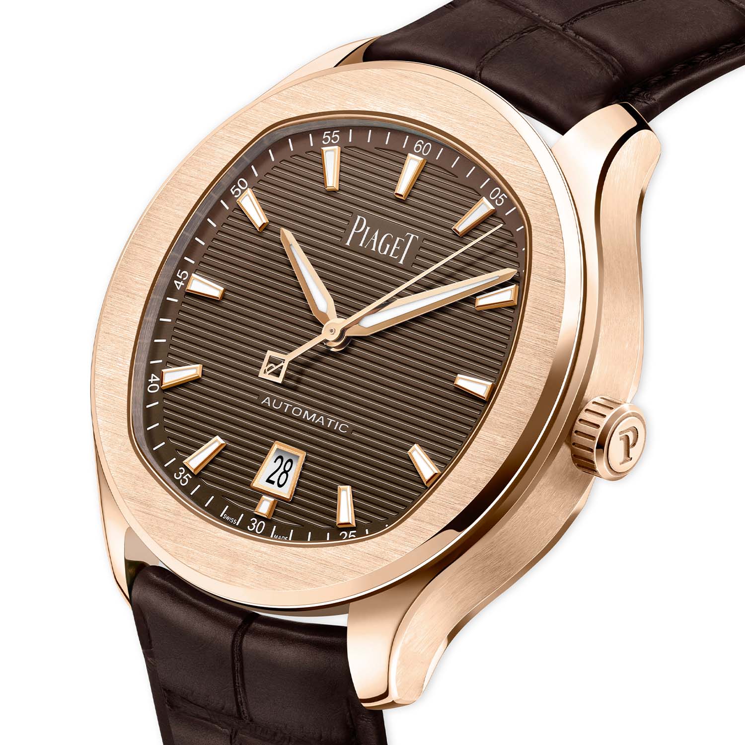 Piaget Polo Date 42mm Rose Gold Chocolate Brown dial G0A48021 - 4 Piaget Polo Date 42mm Rose Gold Chocolate Brown dial G0A48021 - 4