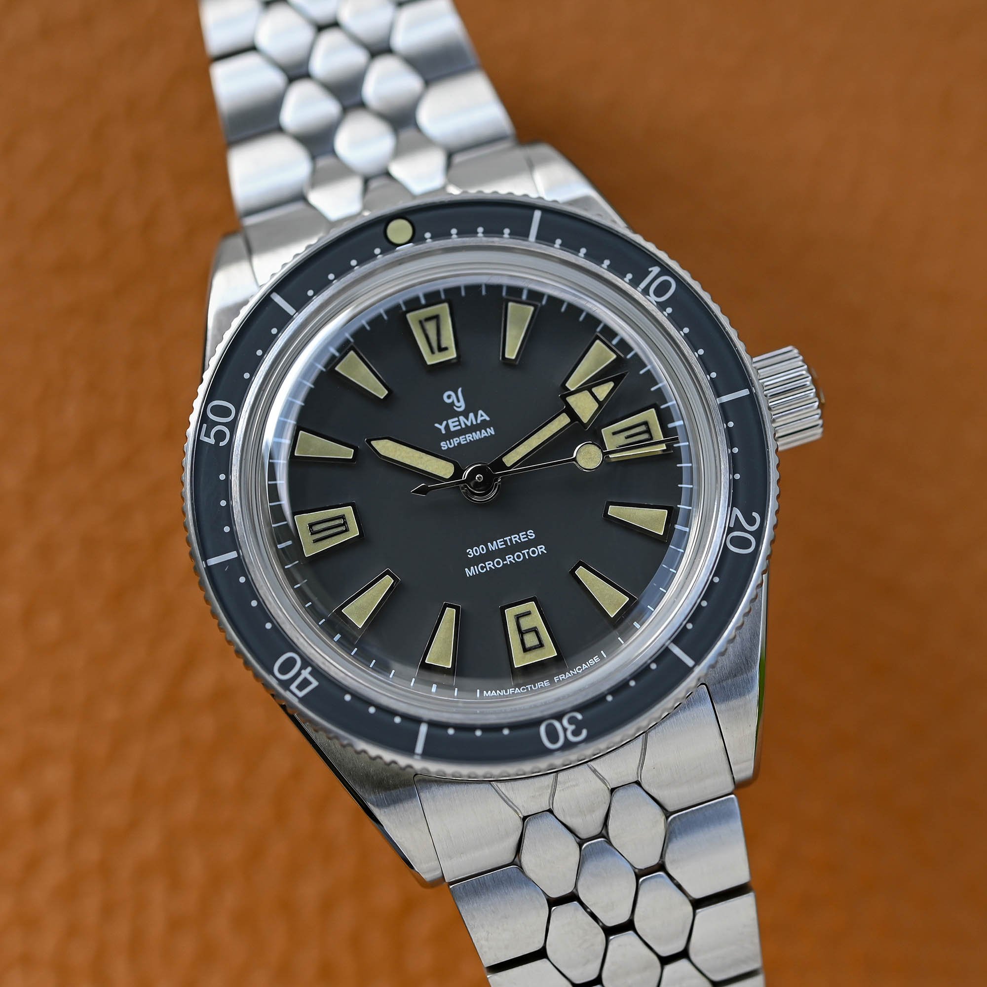 Yema Skin Diver Slim CMM.20 Micro Rotor Superman Limited Dive Watch vintage-inspired - review - 4 Yema Skin Diver Slim CMM.20 Micro Rotor Superman Limited Dive Watch vintage-inspired - review - 4